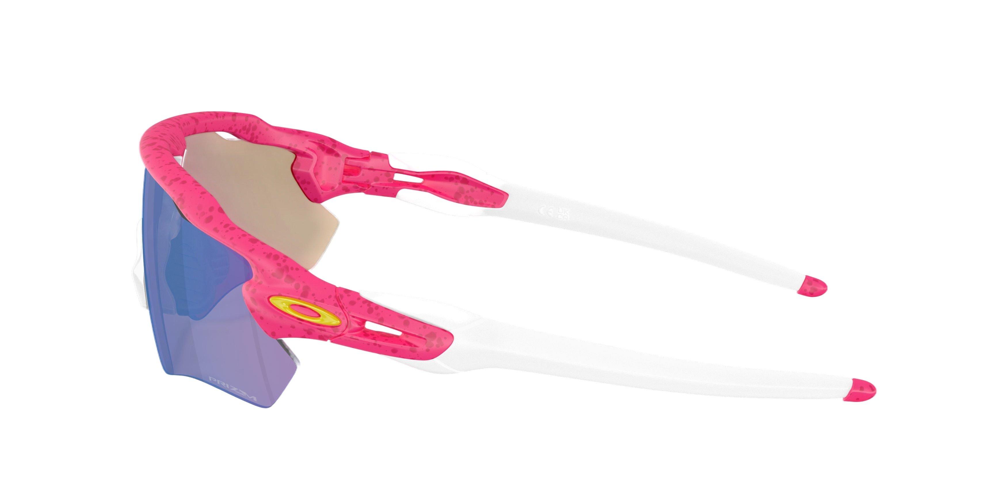Oakley Radar EV Path Sunglasses - Neon Pink Splatter/Prizm Sapphire