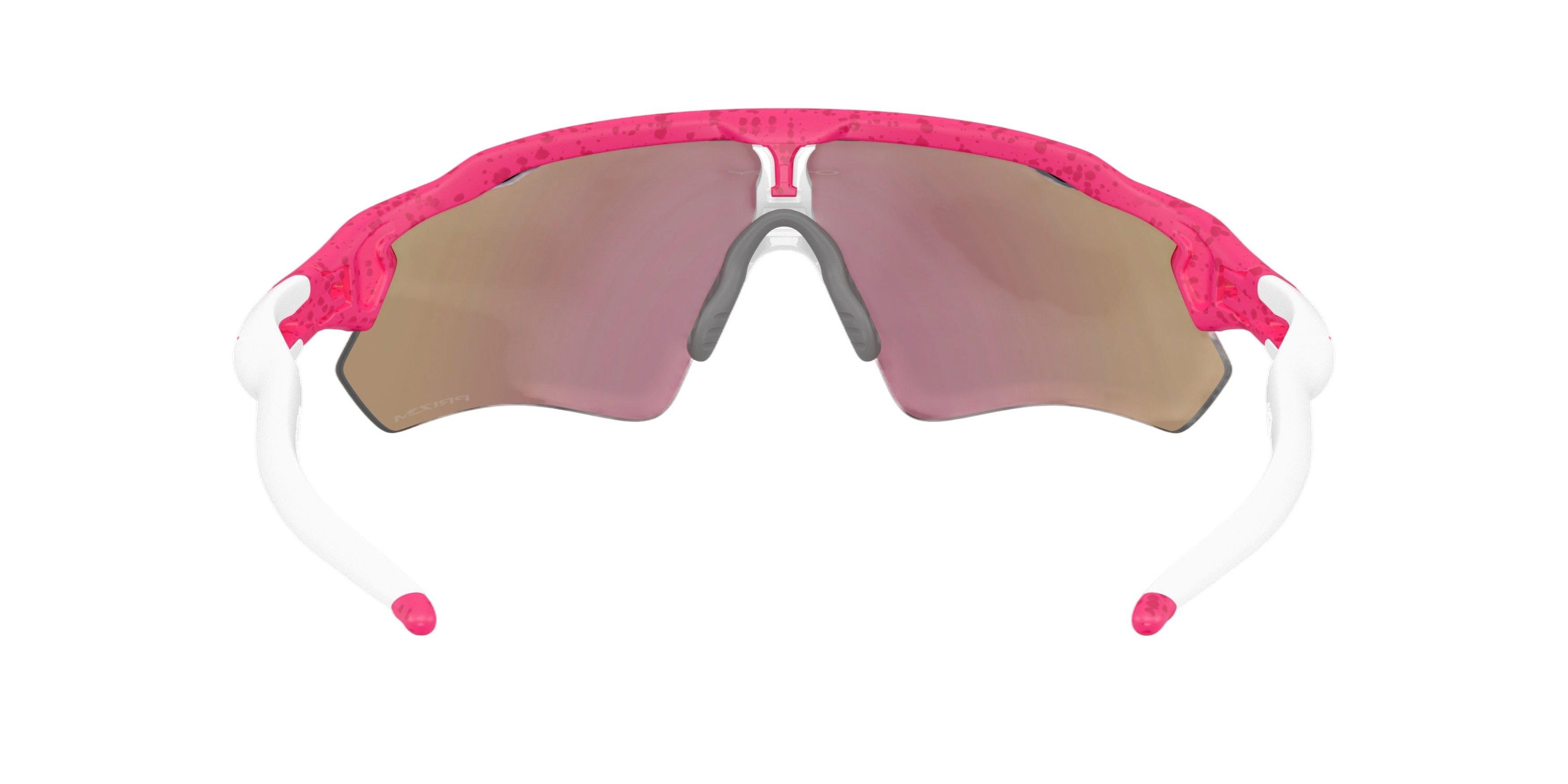 Oakley Radar EV Path Sunglasses - Neon Pink Splatter/Prizm Sapphire
