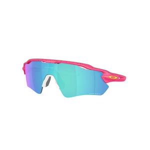 Oakley Radar EV Path Sunglasses - Neon Pink Splatter/Prizm Sapphire