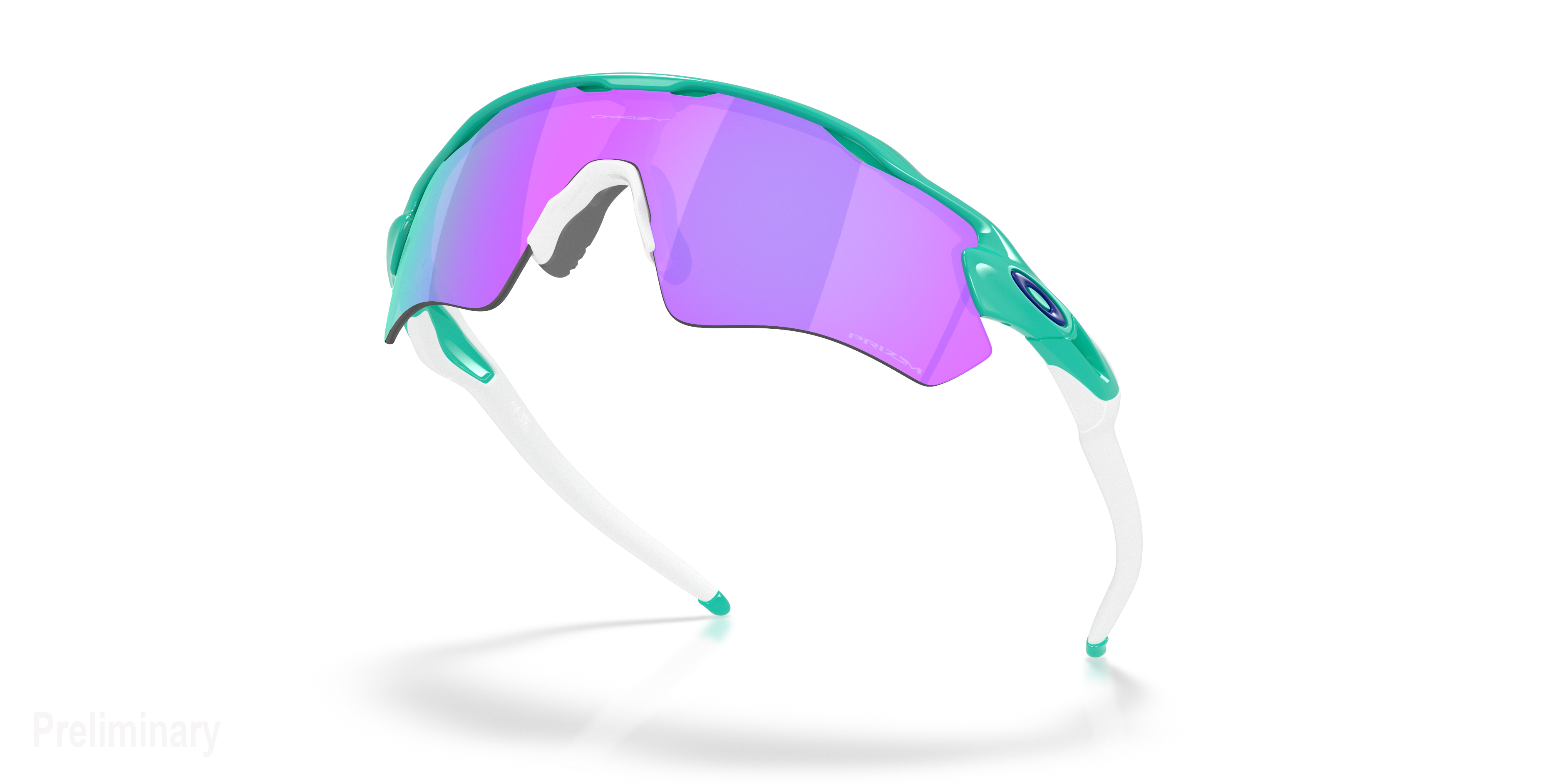 Oakley Radar EV Path Sunglasses - Celeste/Prism Violet - TEAL Thumbnail View 4