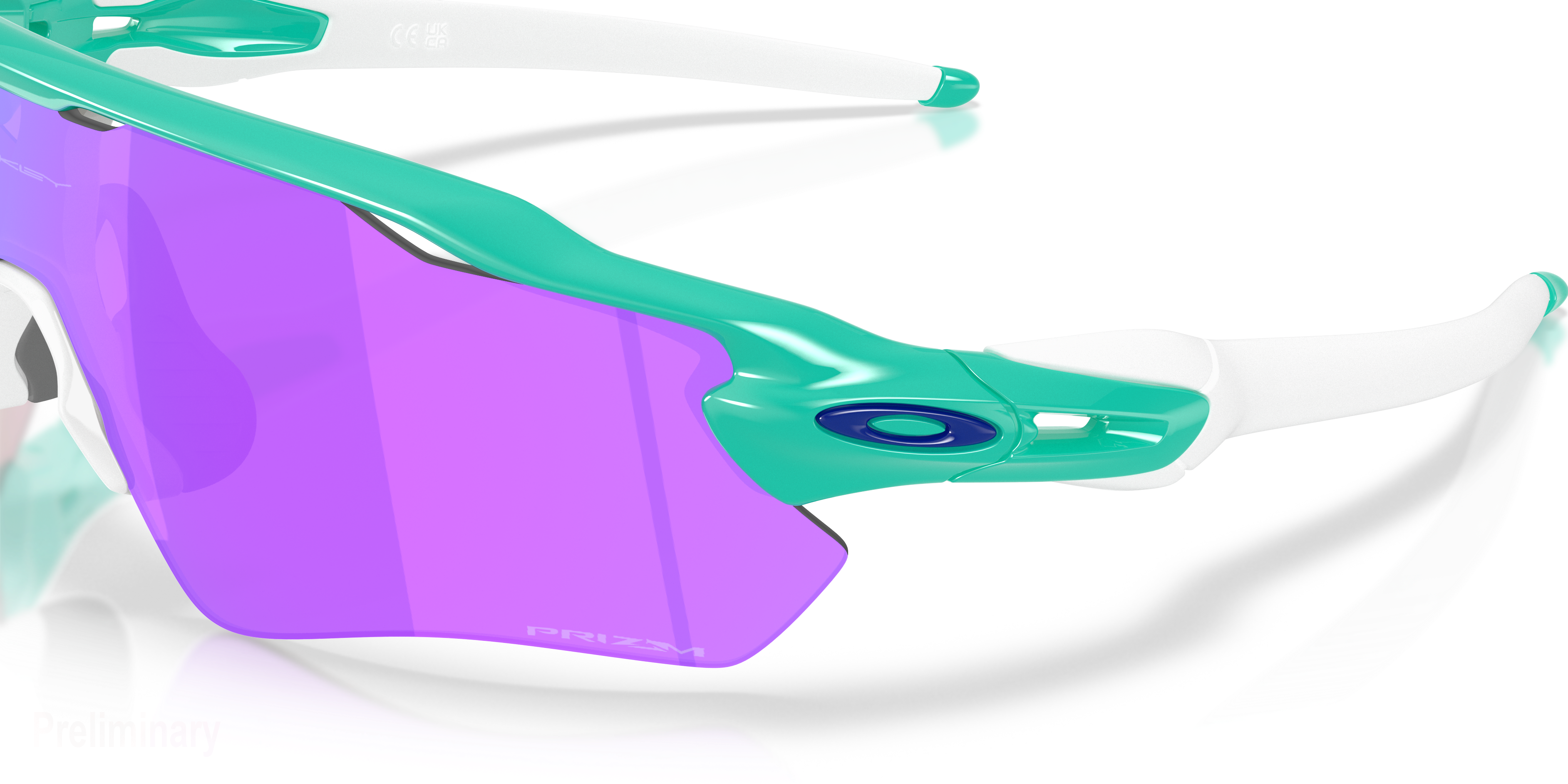 Oakley Radar EV Path Sunglasses - Celeste/Prism Violet - TEAL Thumbnail View 6