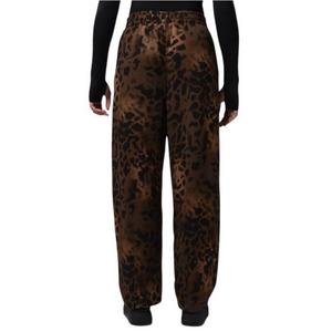 HO26 J BKLYN LEOPARD LUX WL PANT-BROWN - BROWN