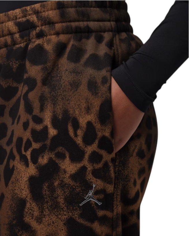 HO26 J BKLYN LEOPARD LUX WL PANT-BROWN - BROWN
