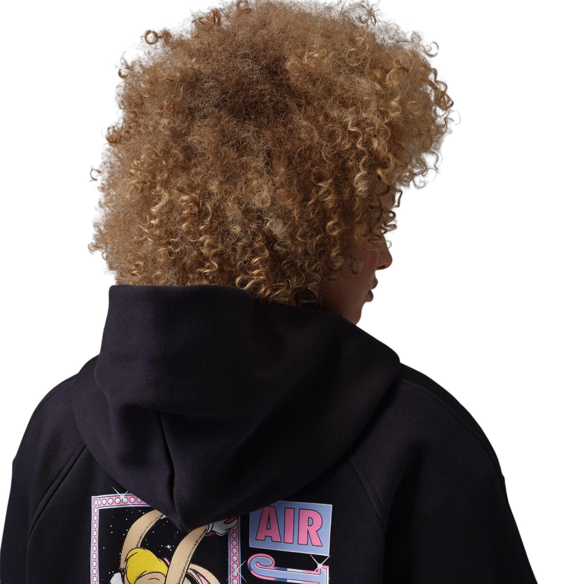 Jordan Brooklyn "Space Jam" Women's Full-Zip Cropped Jacket - BLACK