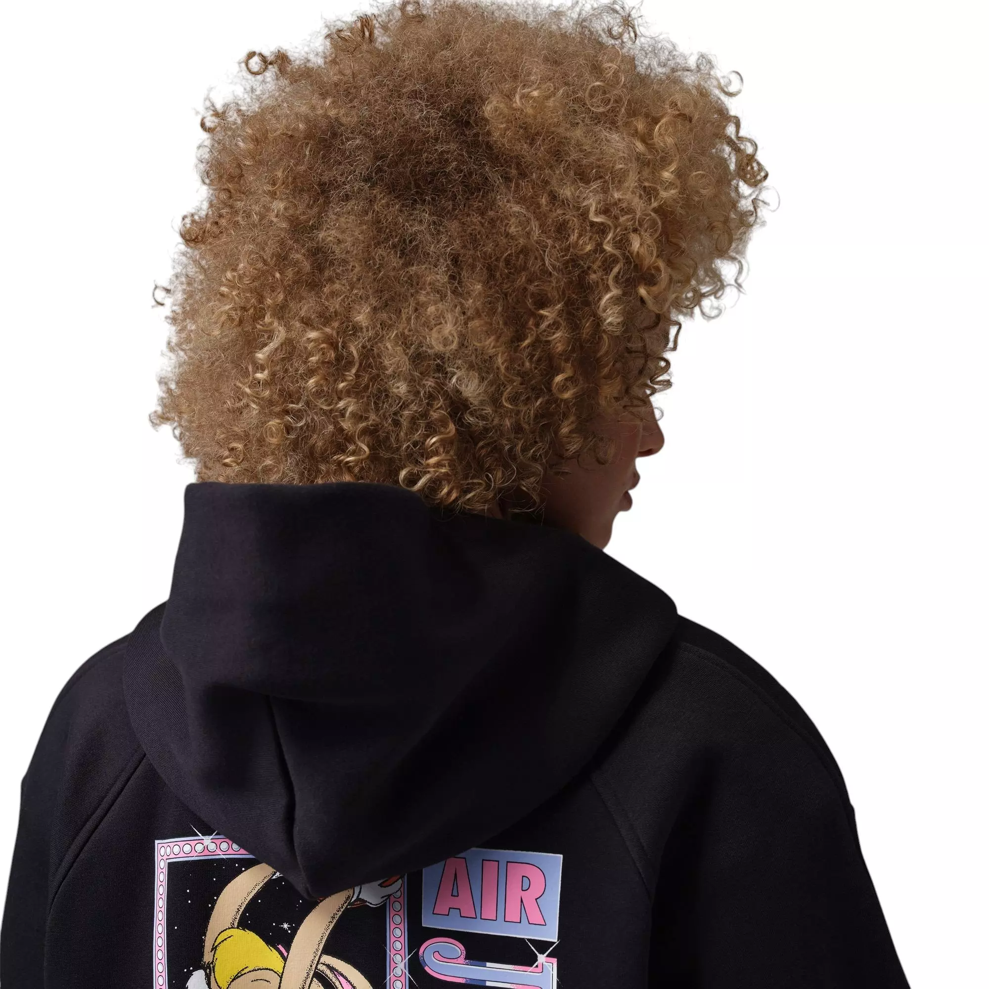 Jordan Brooklyn "Space Jam" Women's Full-Zip Cropped Jacket - BLACK