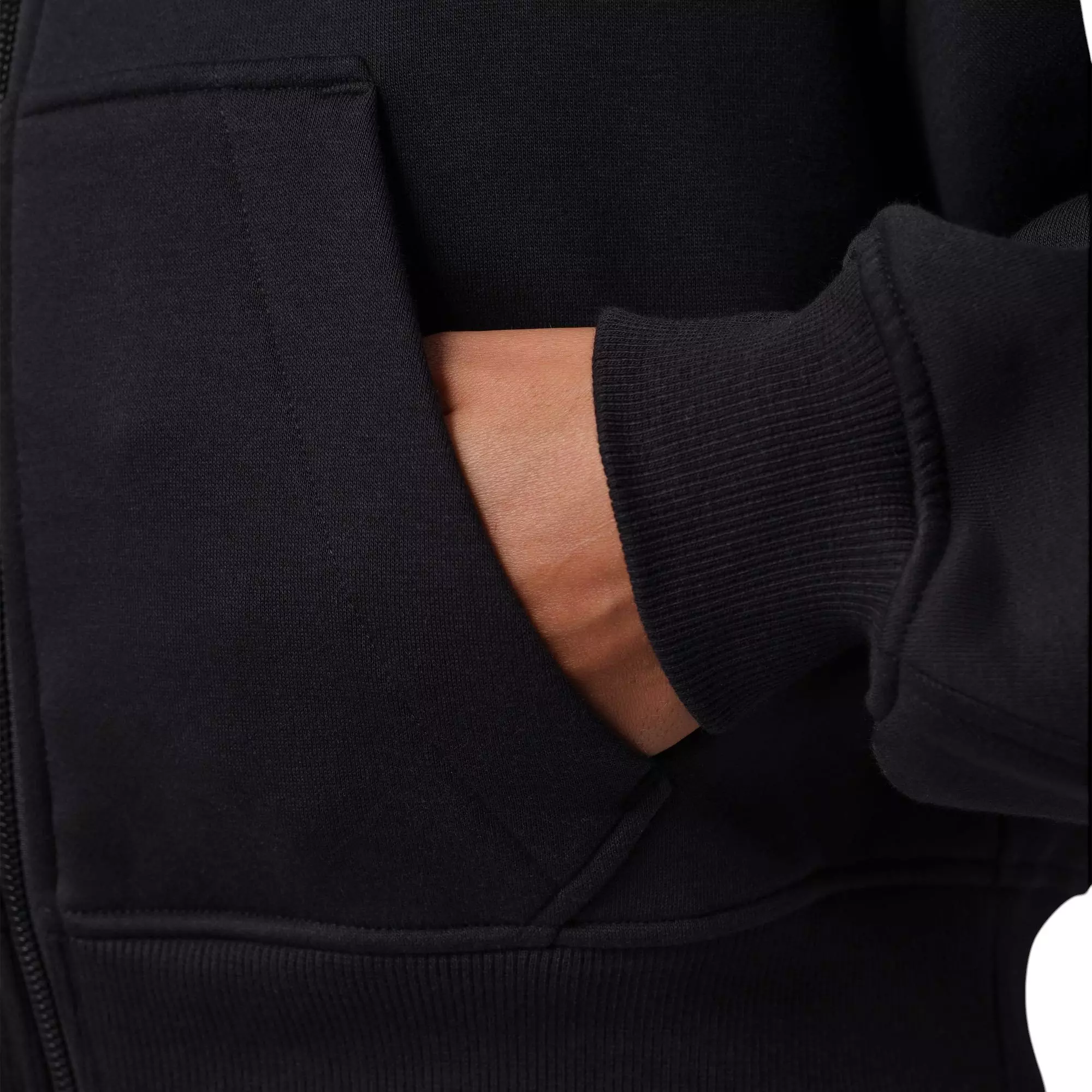 Jordan Brooklyn "Space Jam" Women's Full-Zip Cropped Jacket - BLACK