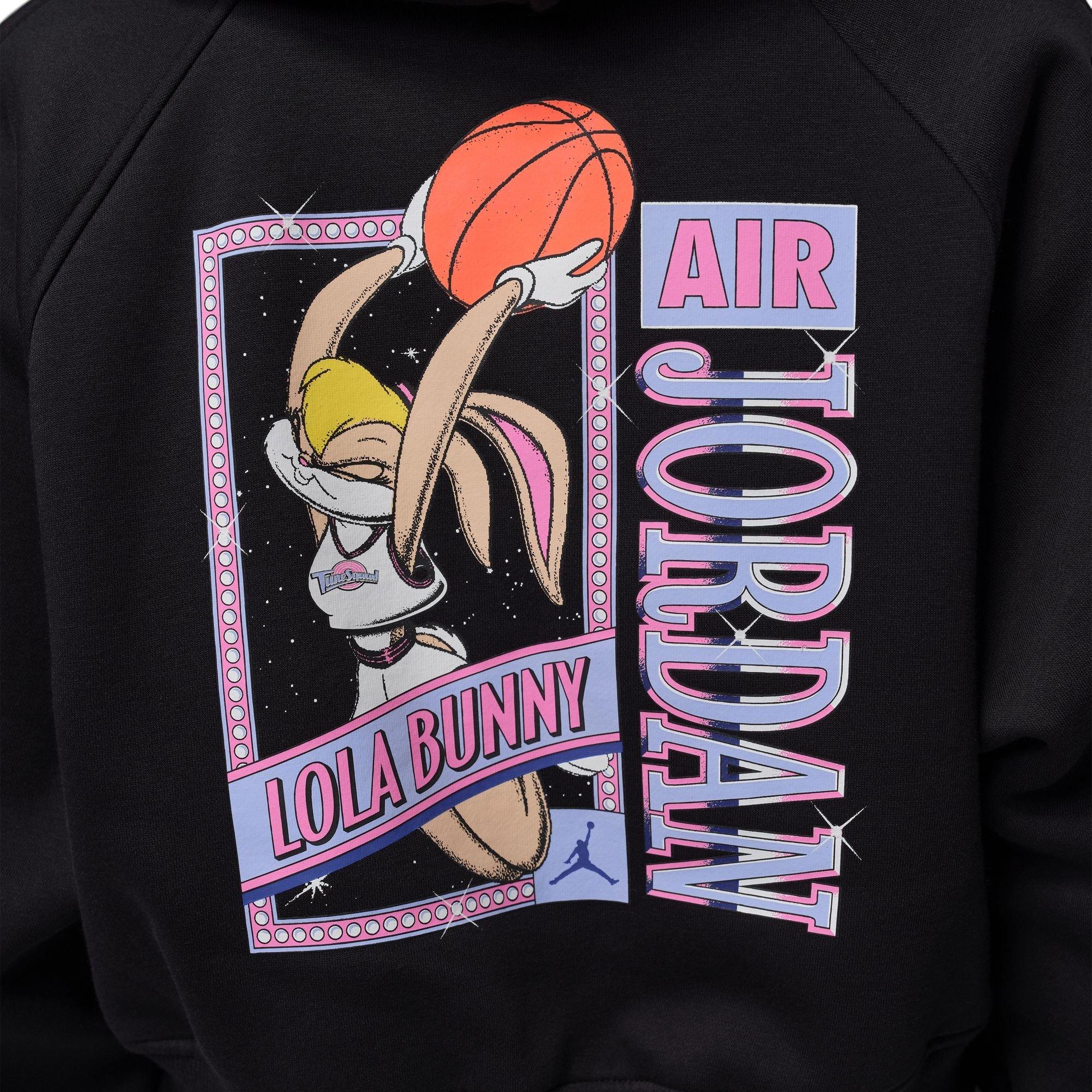 Jordan Brooklyn "Space Jam" Women's Full-Zip Cropped Jacket - BLACK