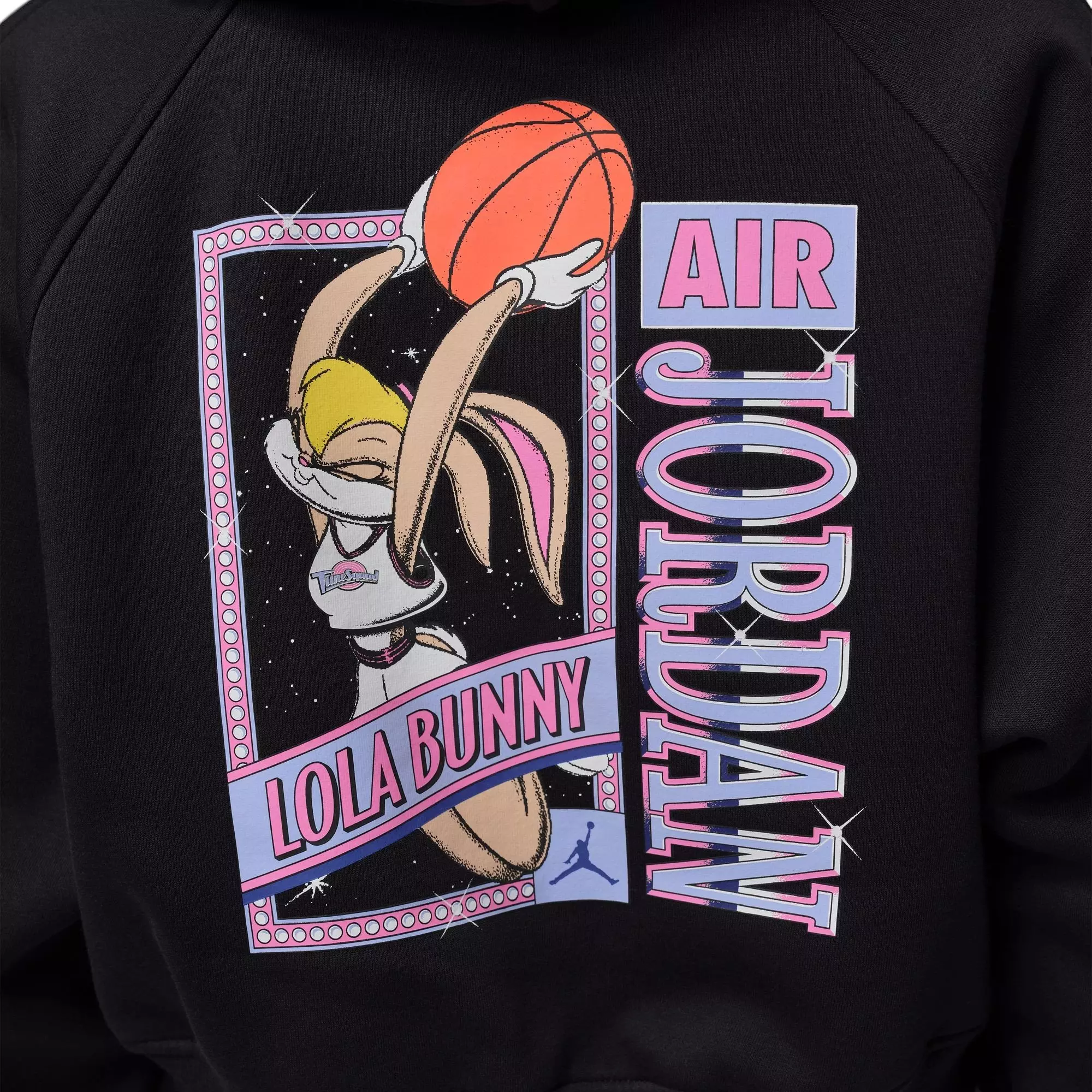 Jordan Brooklyn "Space Jam" Women's Full-Zip Cropped Jacket - BLACK