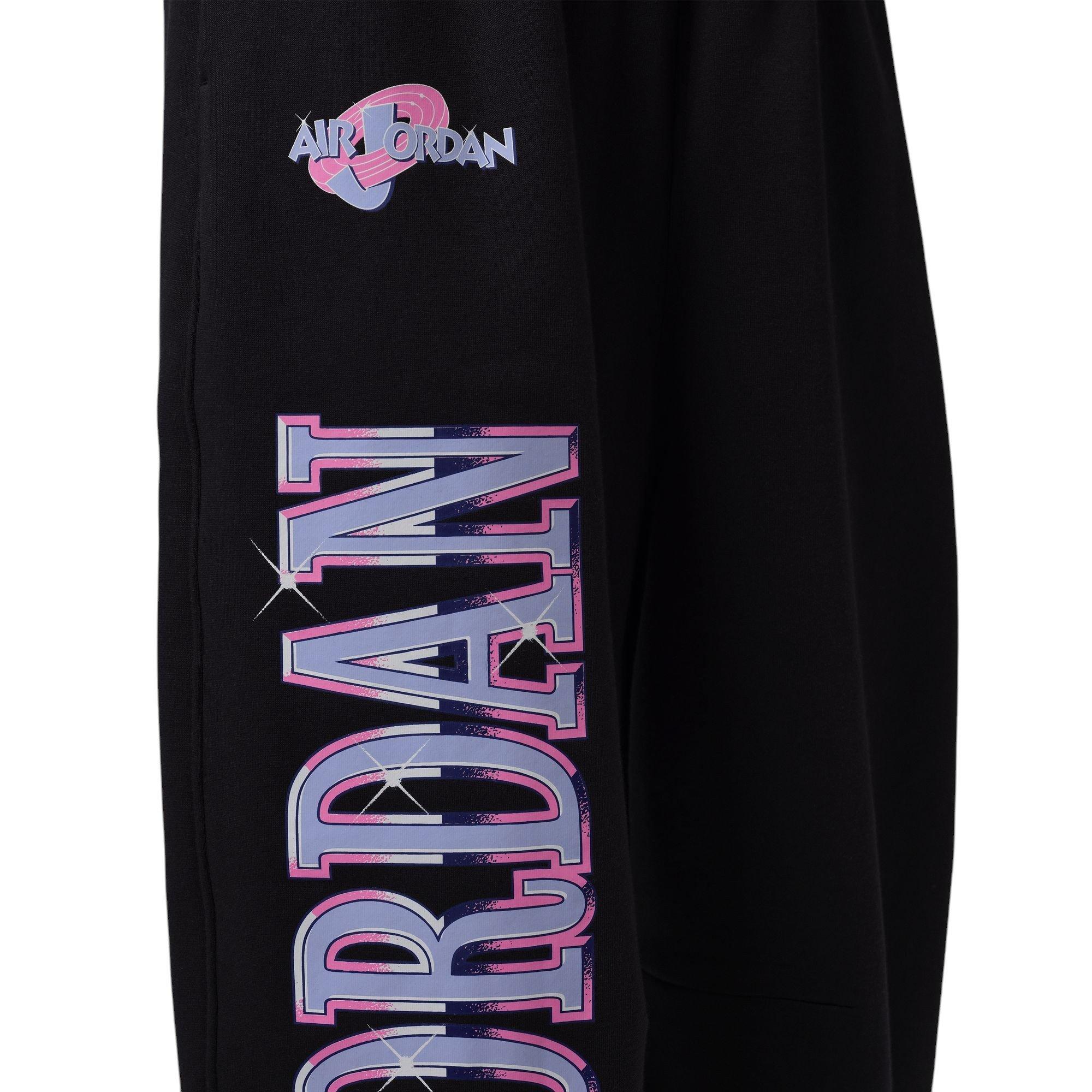 Jordan Brooklyn "Space Jam" Women's Fleece Pants - BLACK