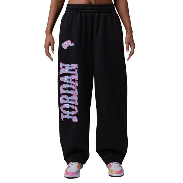 Jordan Brooklyn "Space Jam" Women's Fleece Pants - BLACK