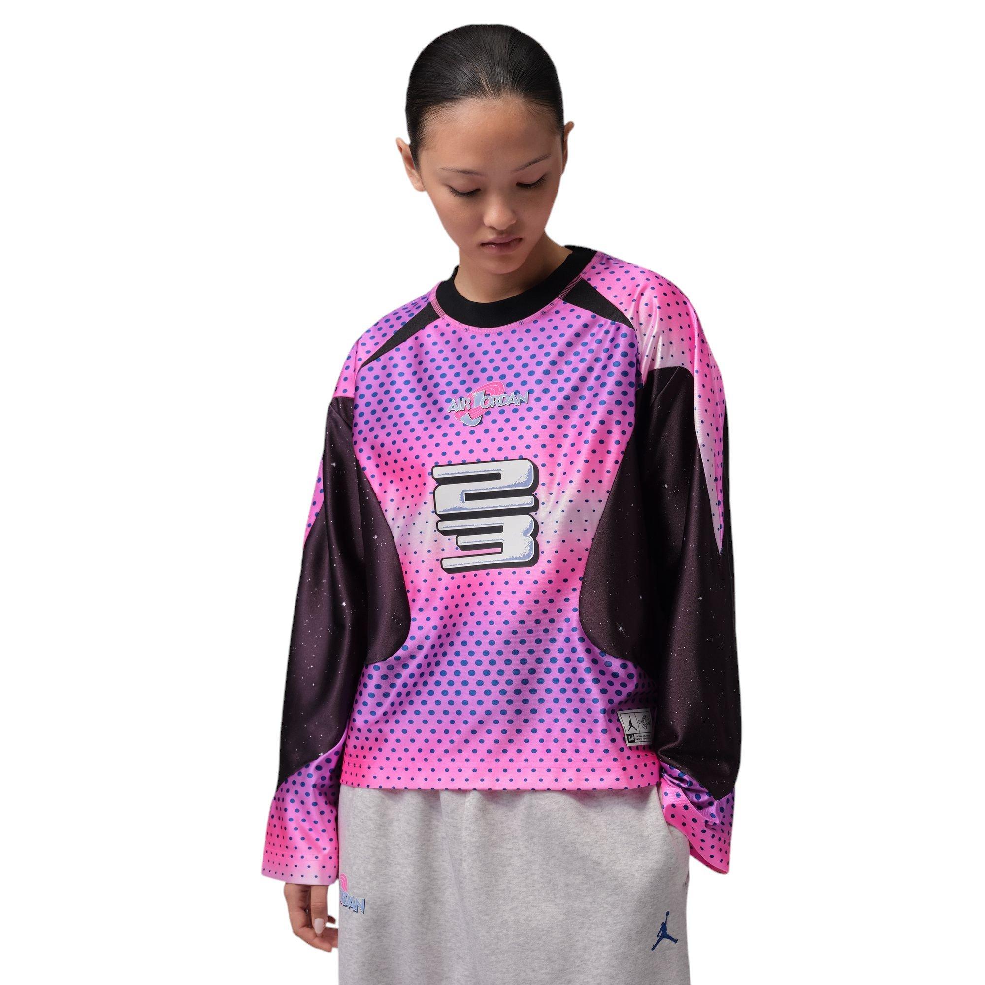 Jordan Flight "Space Jam" Women's Jersey - PINK/BLACK