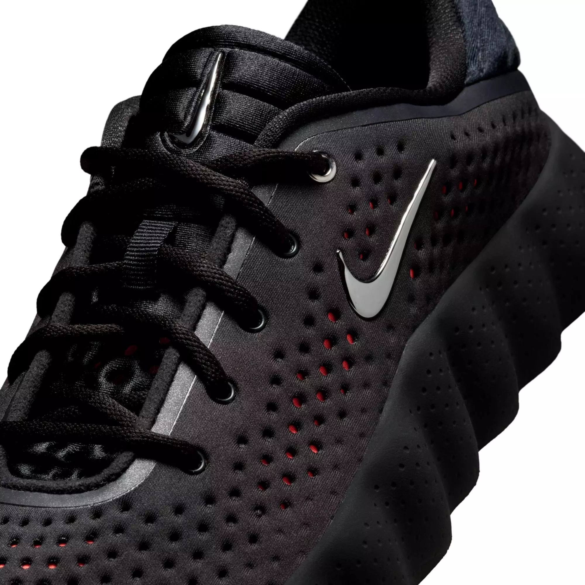 Nike Mind 002 "Black/Chrome/Hyper Crimson" Men's Shoe - BLACK/RED