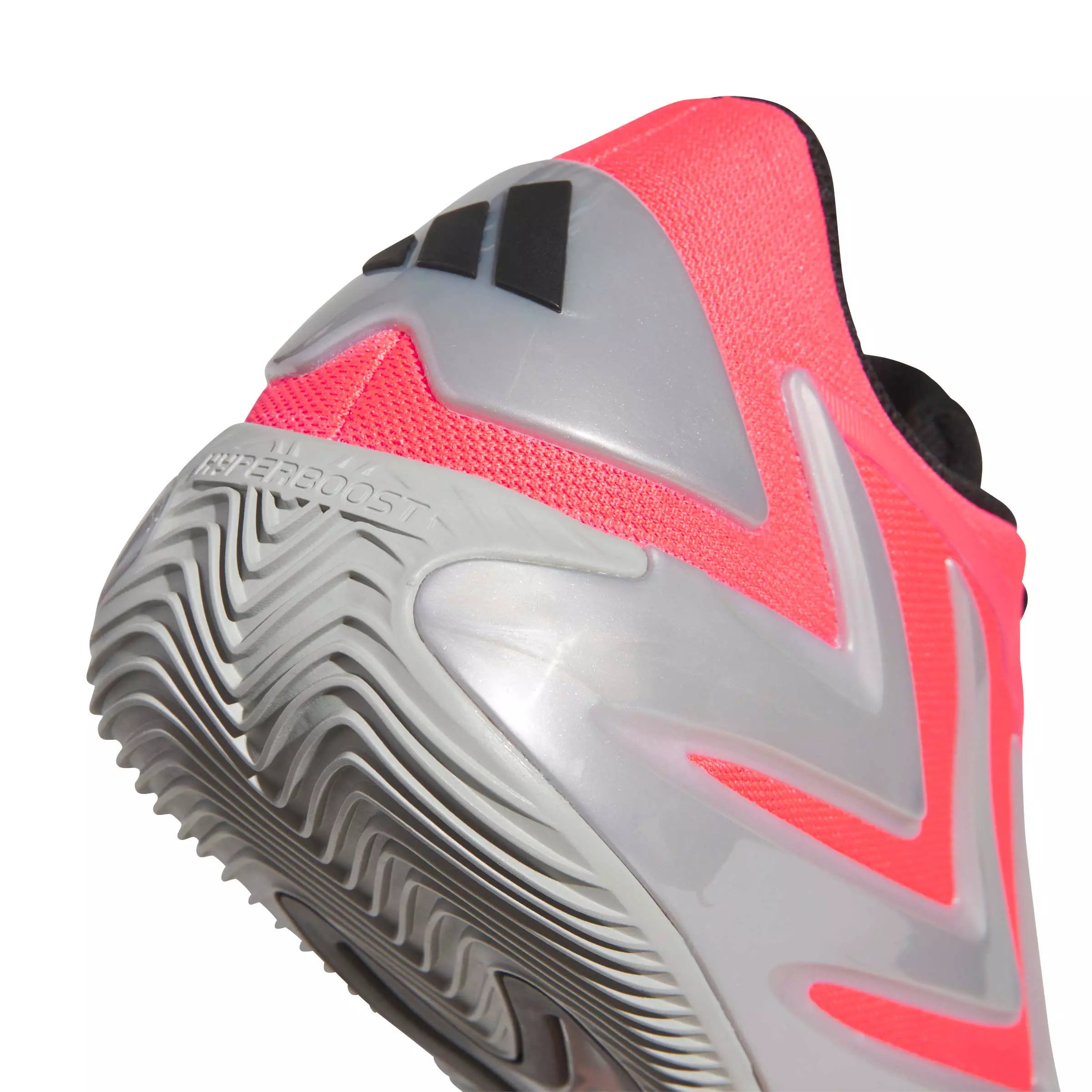 adidas Anthony Edwards 3 "Solar Silver" Men's Basketball Shoe - LUCID RED/SILVER METALLIC/CORE BLACK