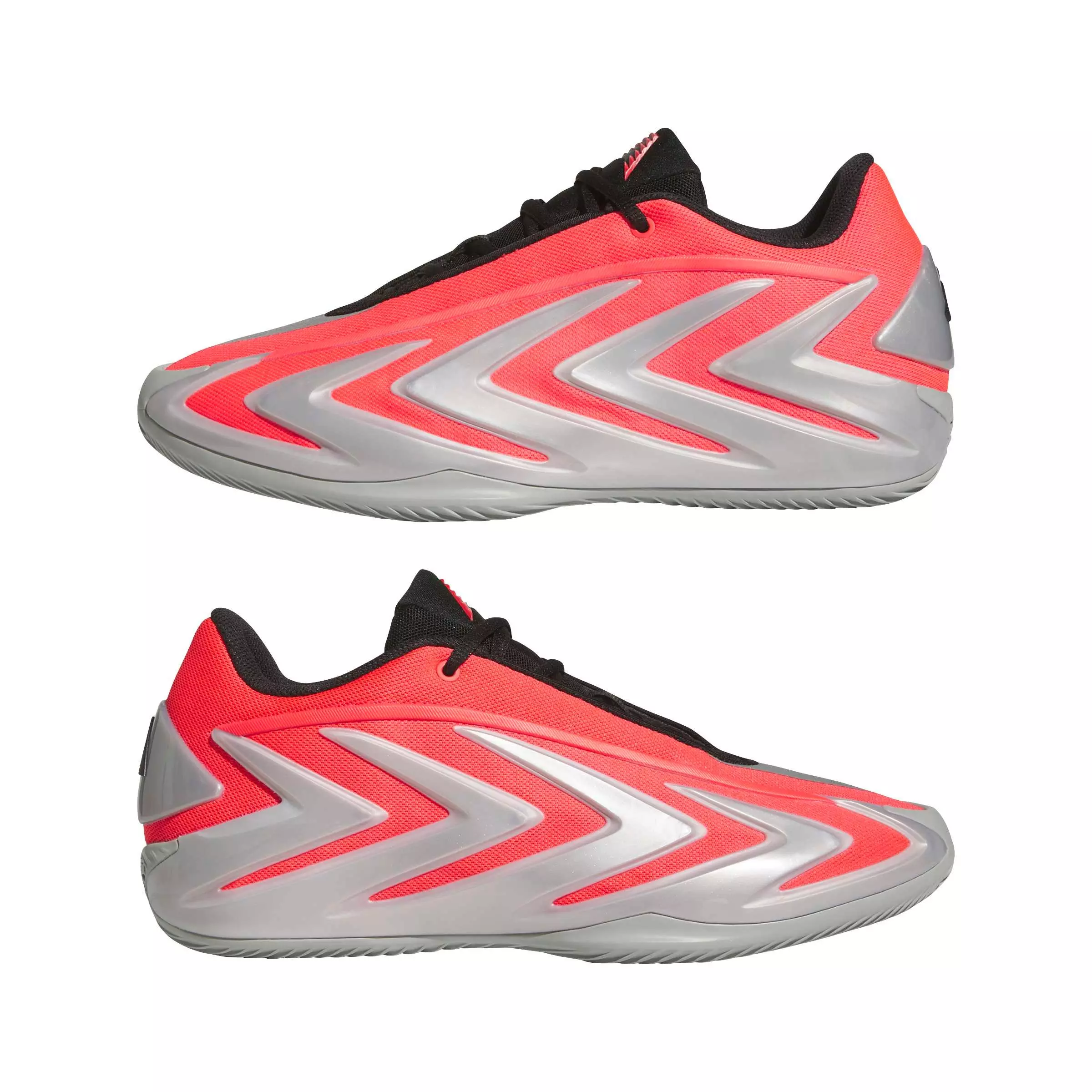 adidas Anthony Edwards 3 "Solar Silver" Men's Basketball Shoe - LUCID RED/SILVER METALLIC/CORE BLACK