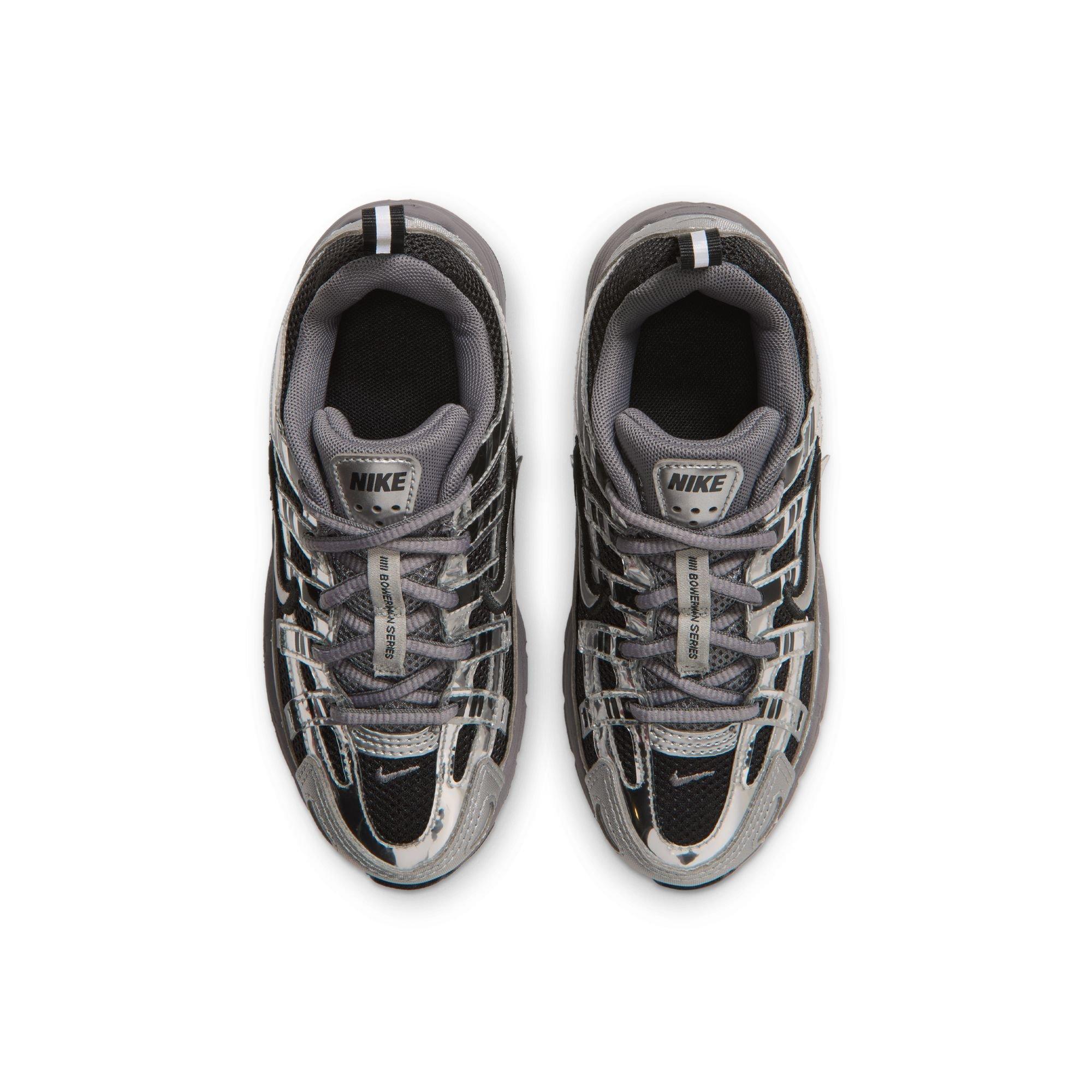 Nike P-6000 "Black/Metallic Silver/Pencil Point" Preschool Boys' Shoe - BLACK/SILVER