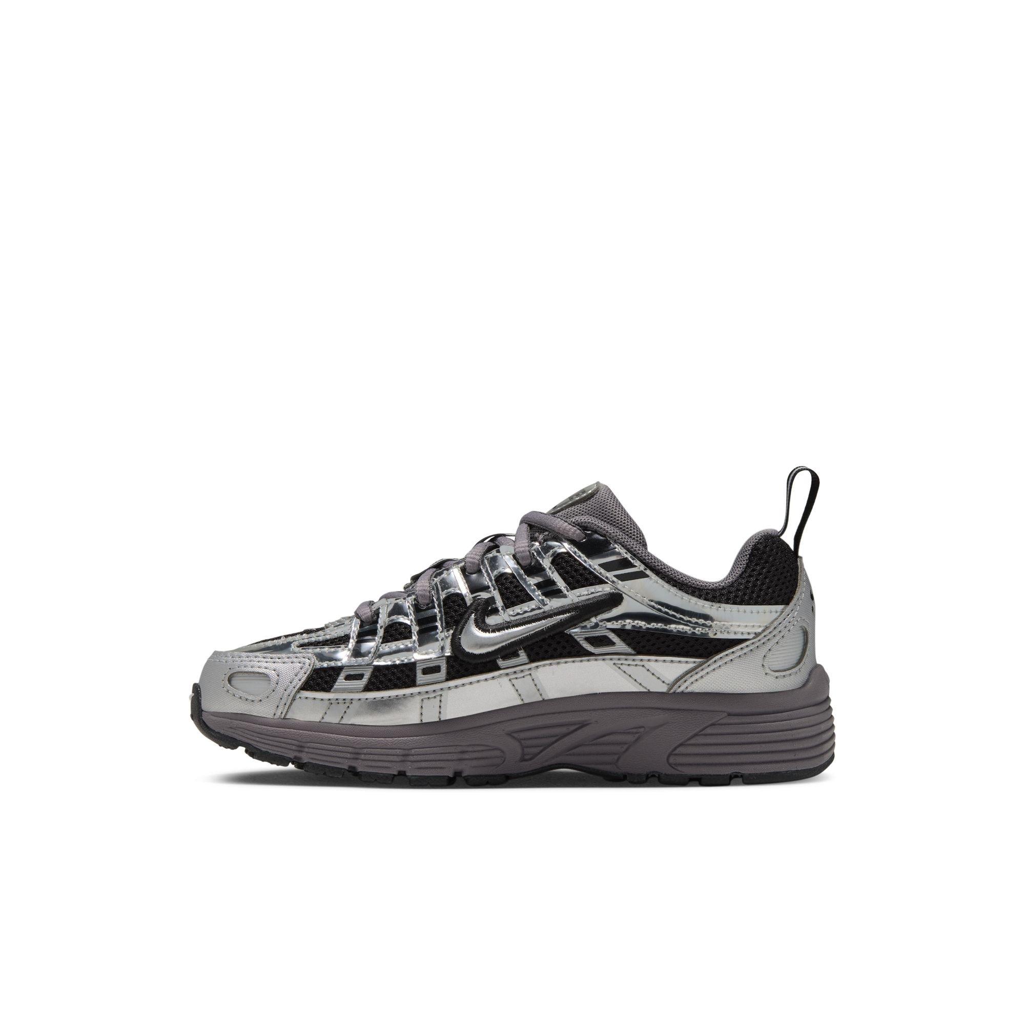 Nike P-6000 "Black/Metallic Silver/Pencil Point" Preschool Boys' Shoe - BLACK/SILVER