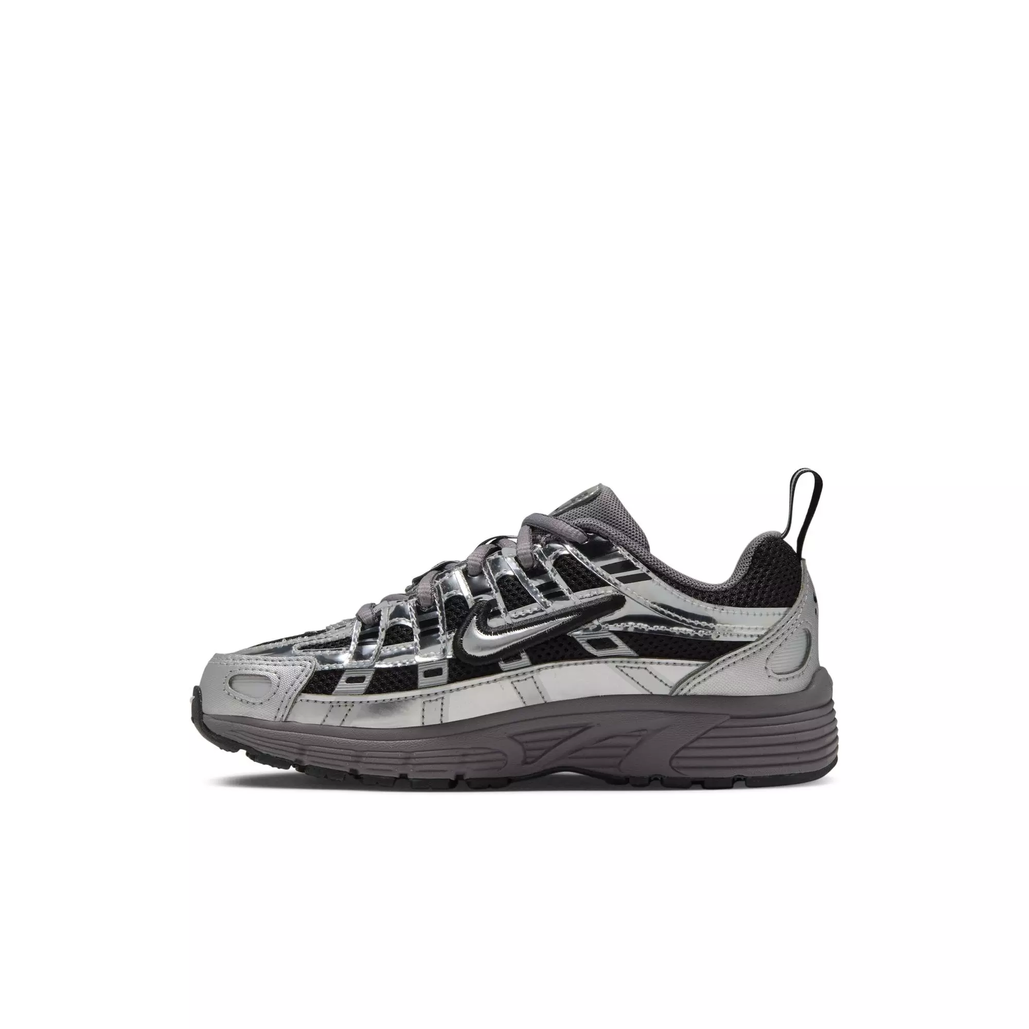 Nike P-6000 "Black/Metallic Silver/Pencil Point" Preschool Boys' Shoe - BLACK/SILVER
