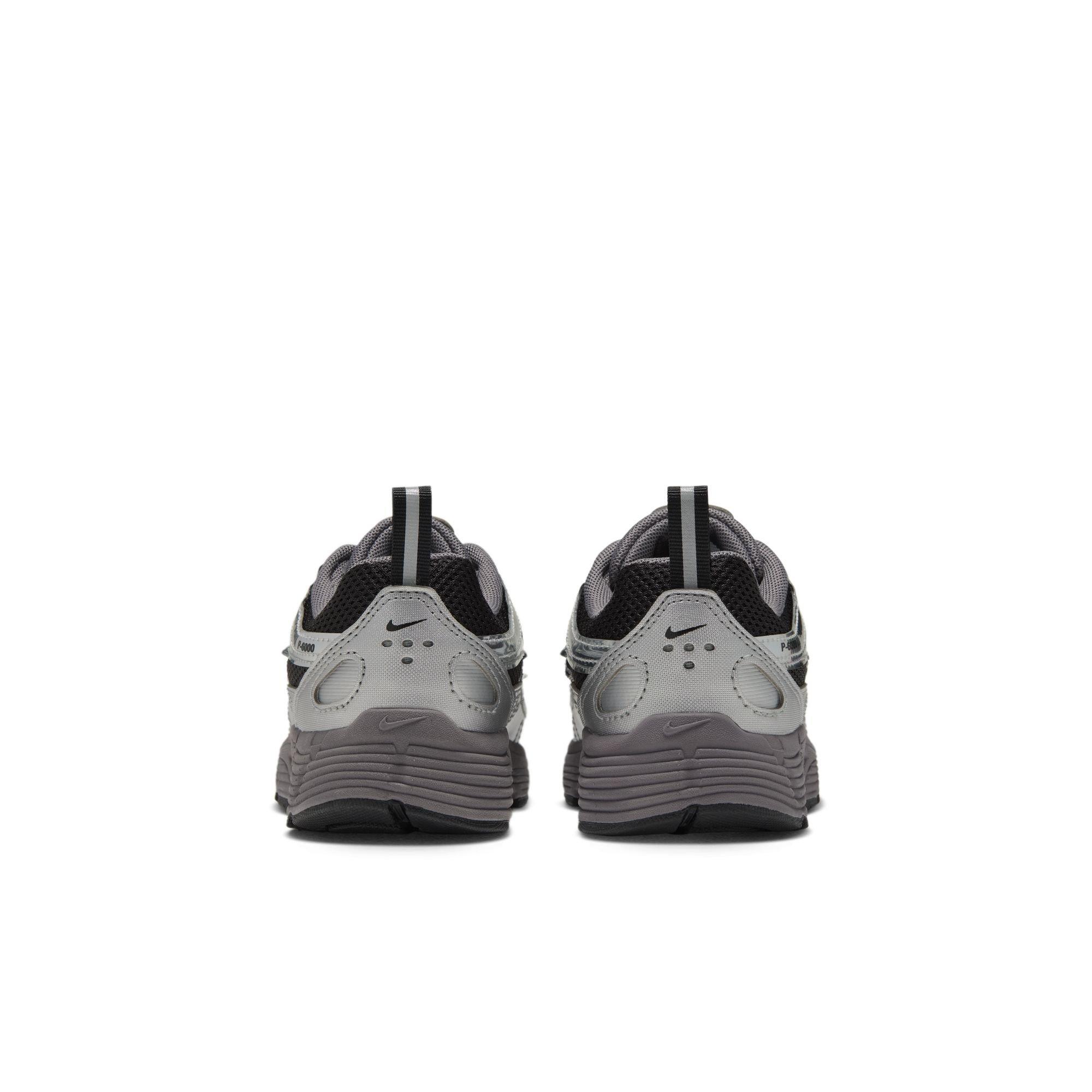 Nike P-6000 "Black/Metallic Silver/Pencil Point" Preschool Boys' Shoe - BLACK/SILVER