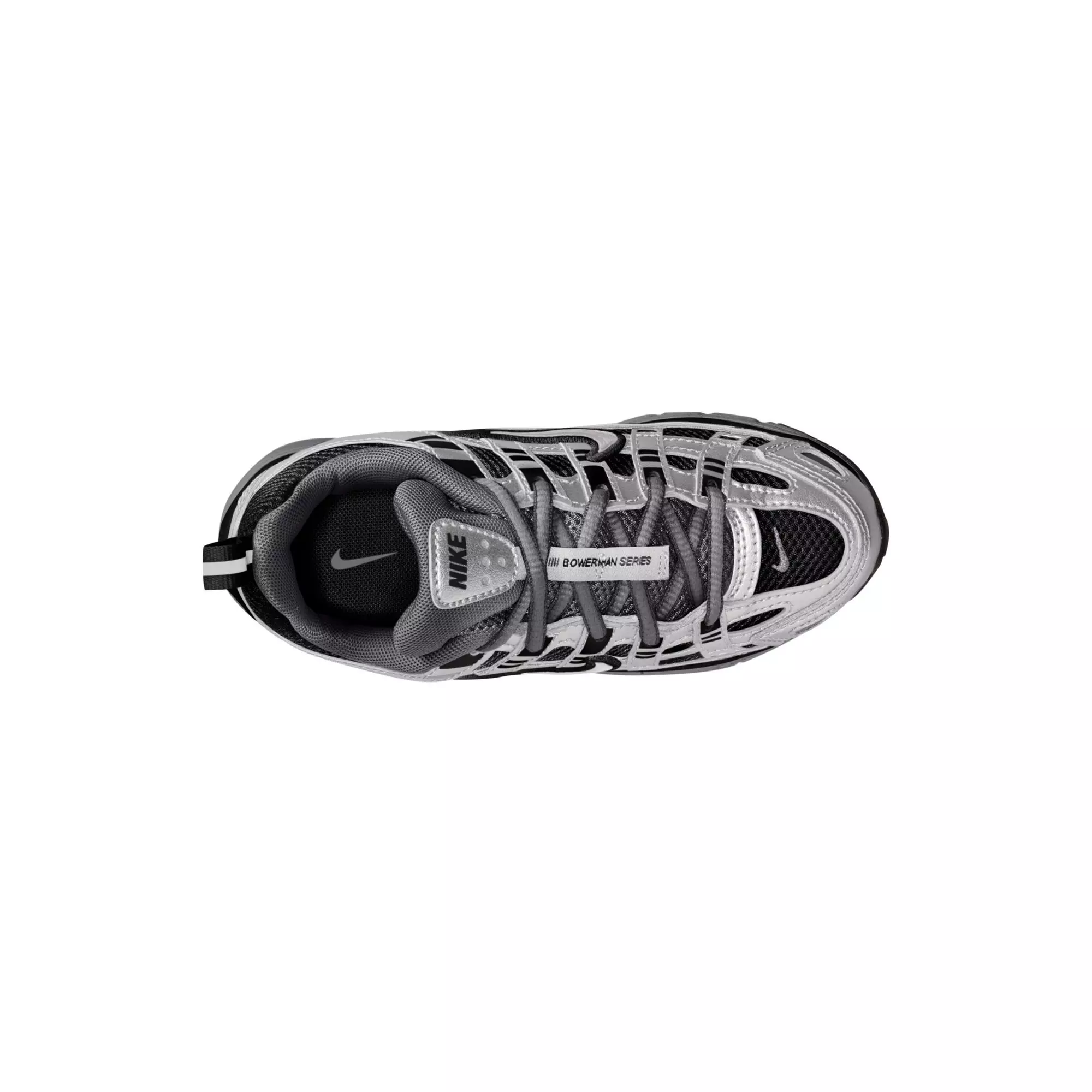 Nike P-6000 "Black/Metallic Silver/Pencil Point" Preschool Boys' Shoe - BLACK/SILVER