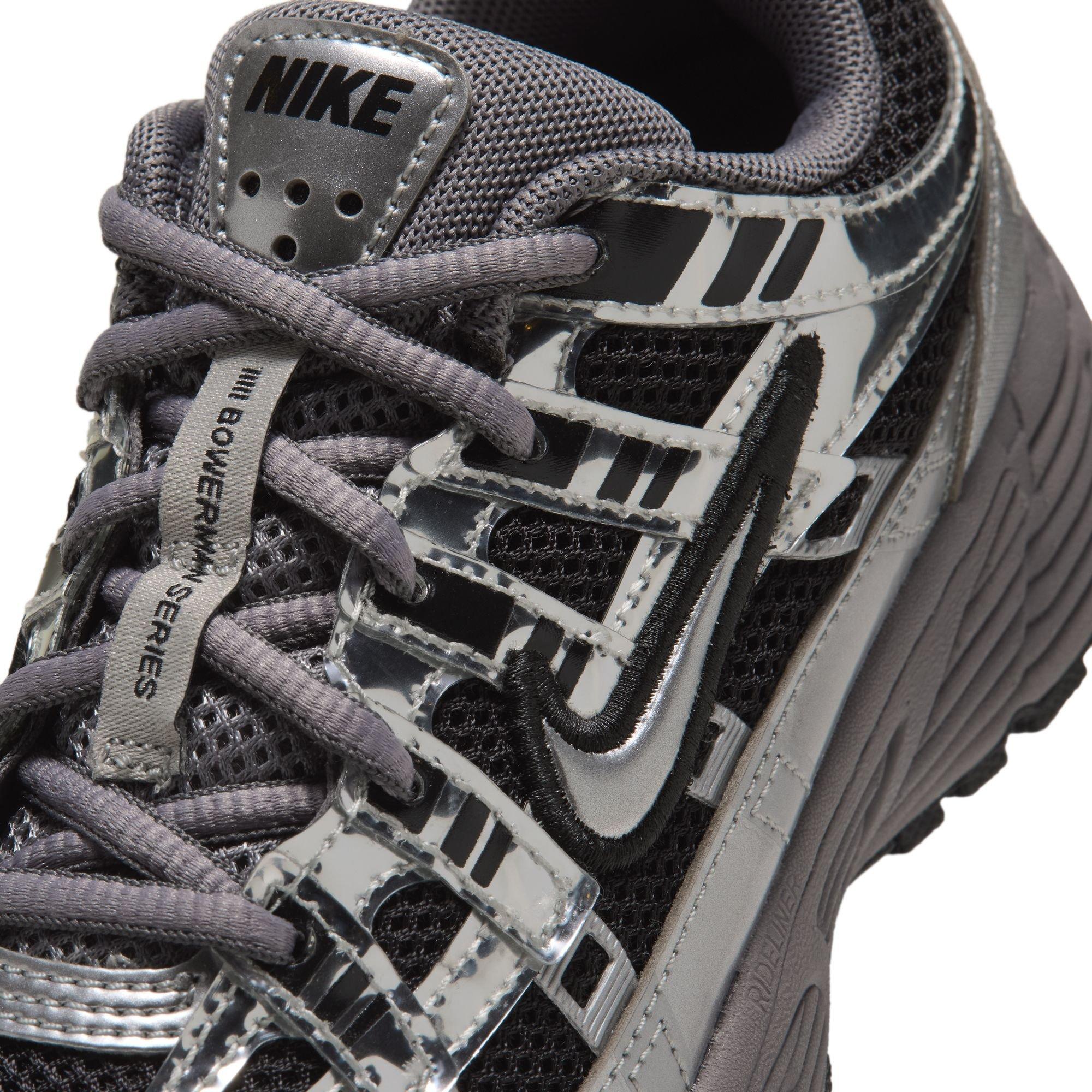 Nike P-6000 "Black/Metallic Silver/Pencil Point" Preschool Boys' Shoe - BLACK/SILVER