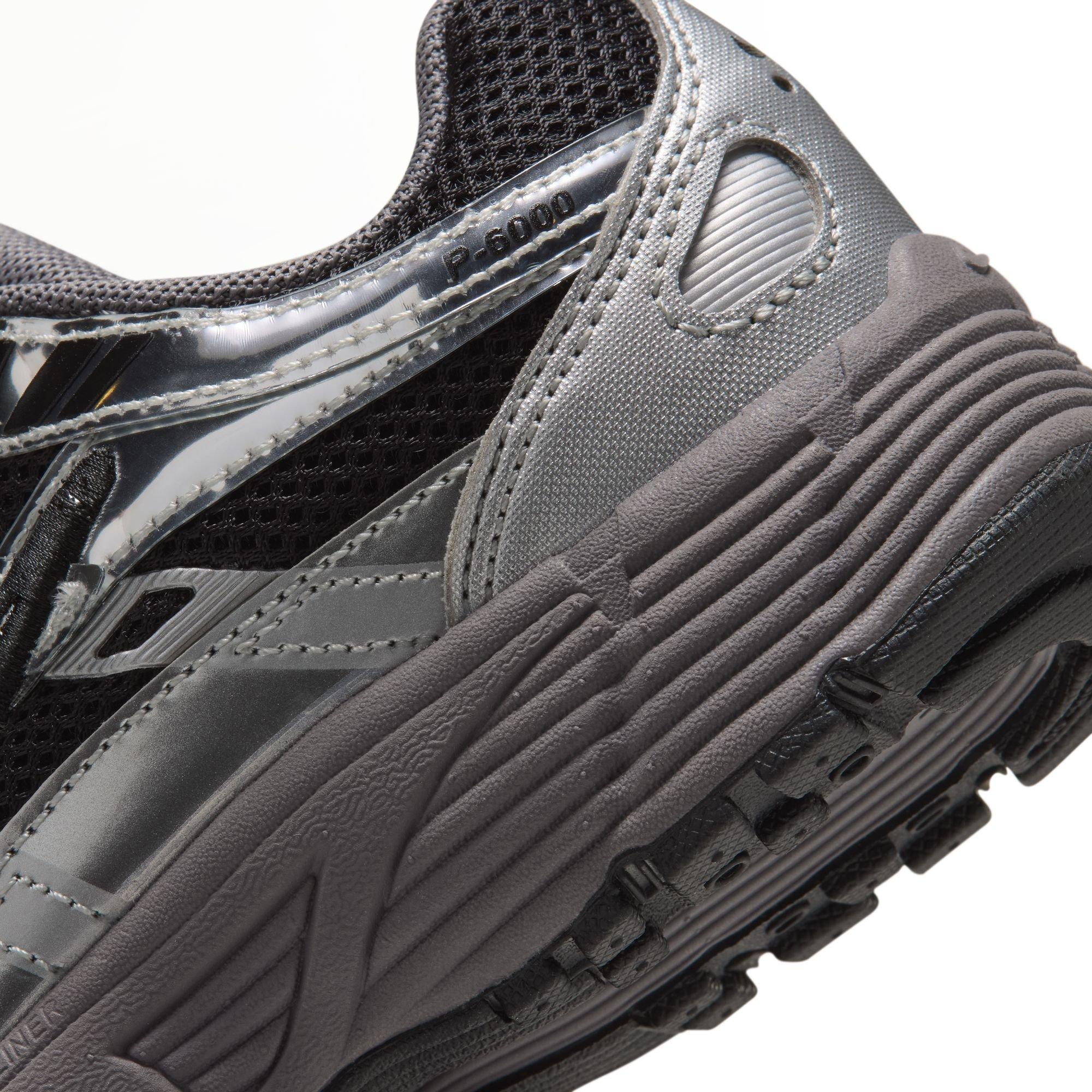 Nike P-6000 "Black/Metallic Silver/Pencil Point" Preschool Boys' Shoe - BLACK/SILVER