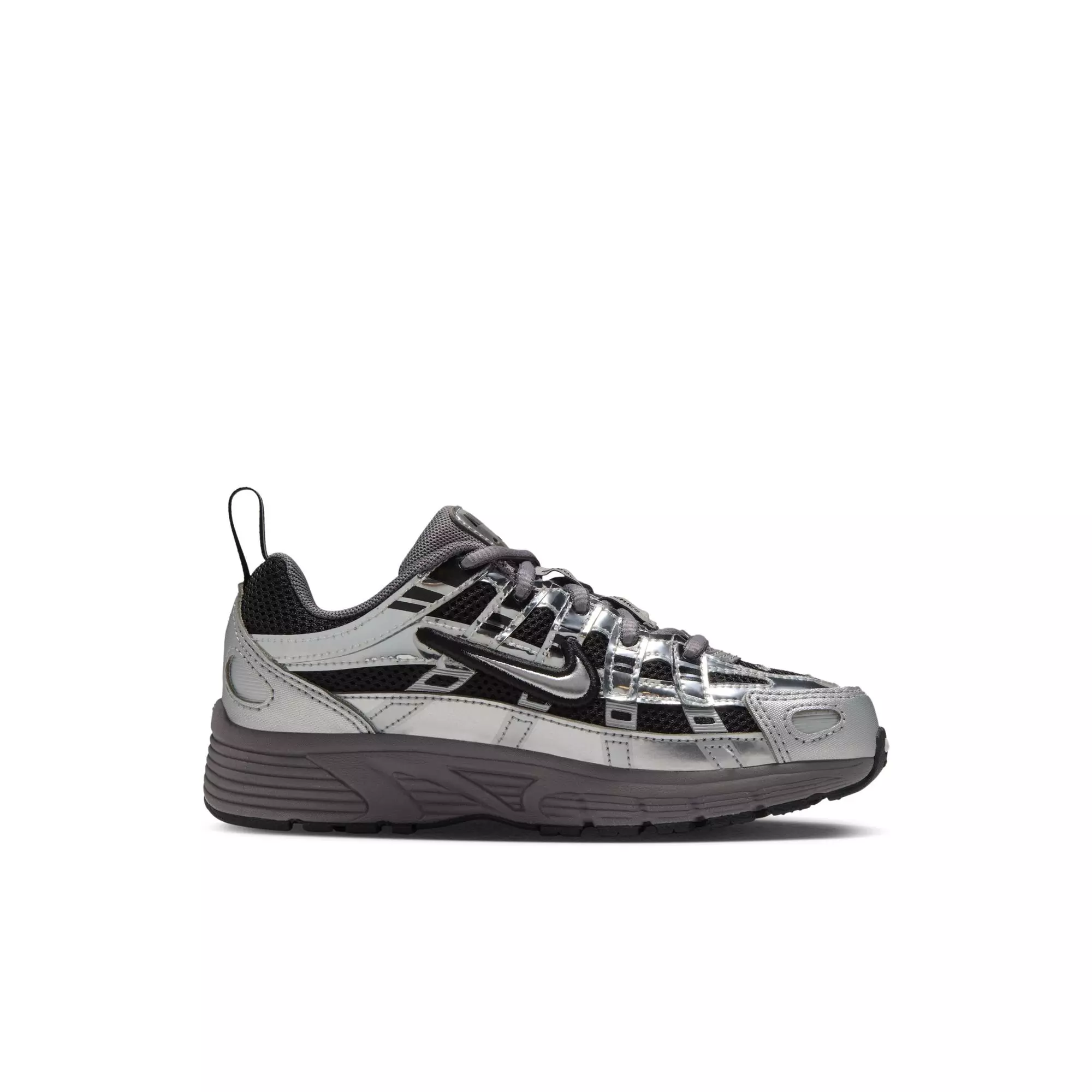 Nike P-6000 "Black/Metallic Silver/Pencil Point" Preschool Boys' Shoe - BLACK/SILVER