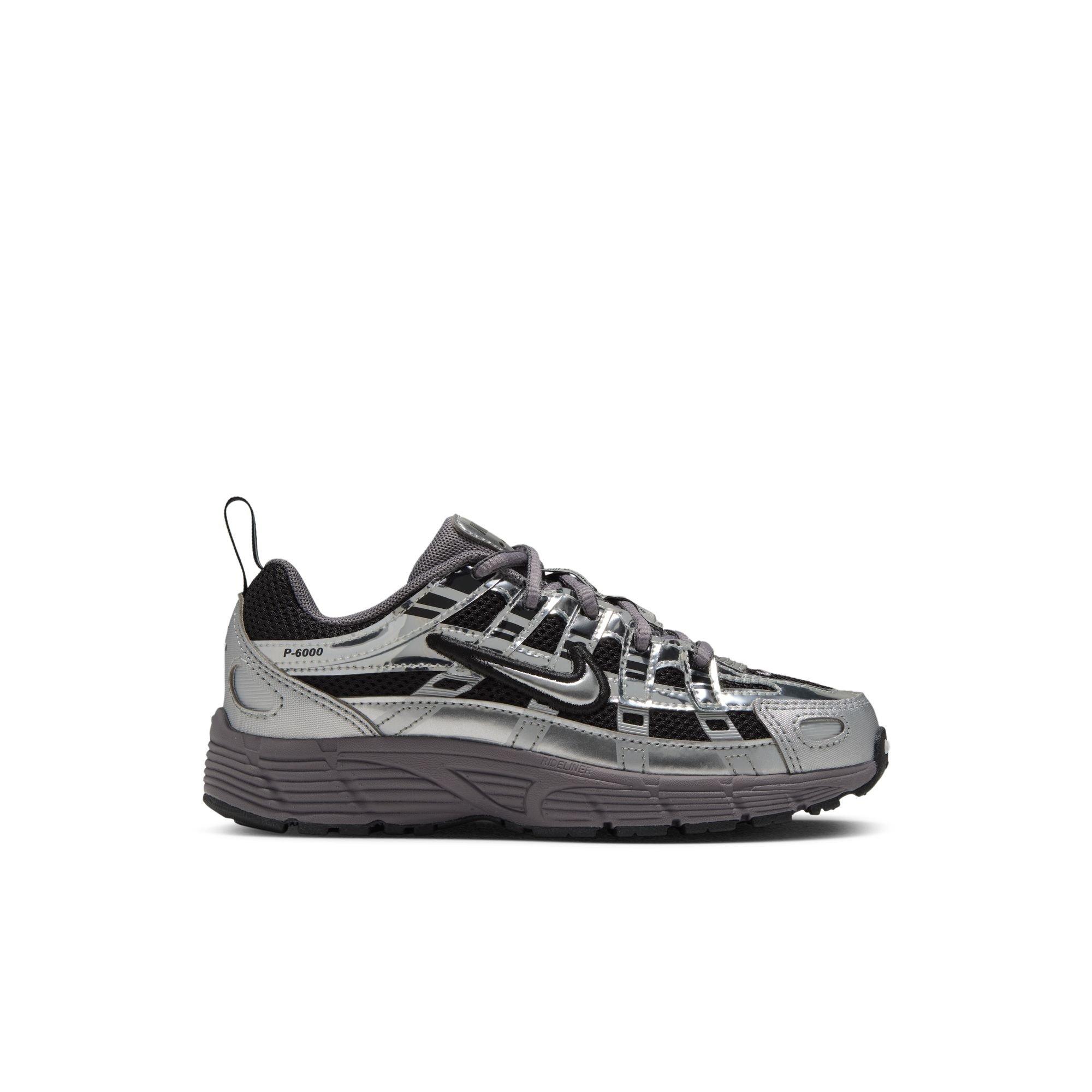 Nike P-6000 "Black/Metallic Silver/Pencil Point" Preschool Boys' Shoe - BLACK/SILVER