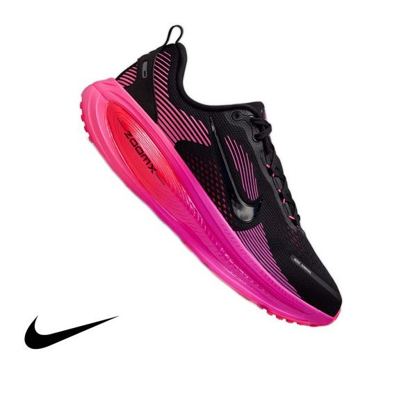Nike Vomero 18 "Hyper Pink" Women's Road Running Shoe - BLACK/HYPER PINK/LASER CRIMSON