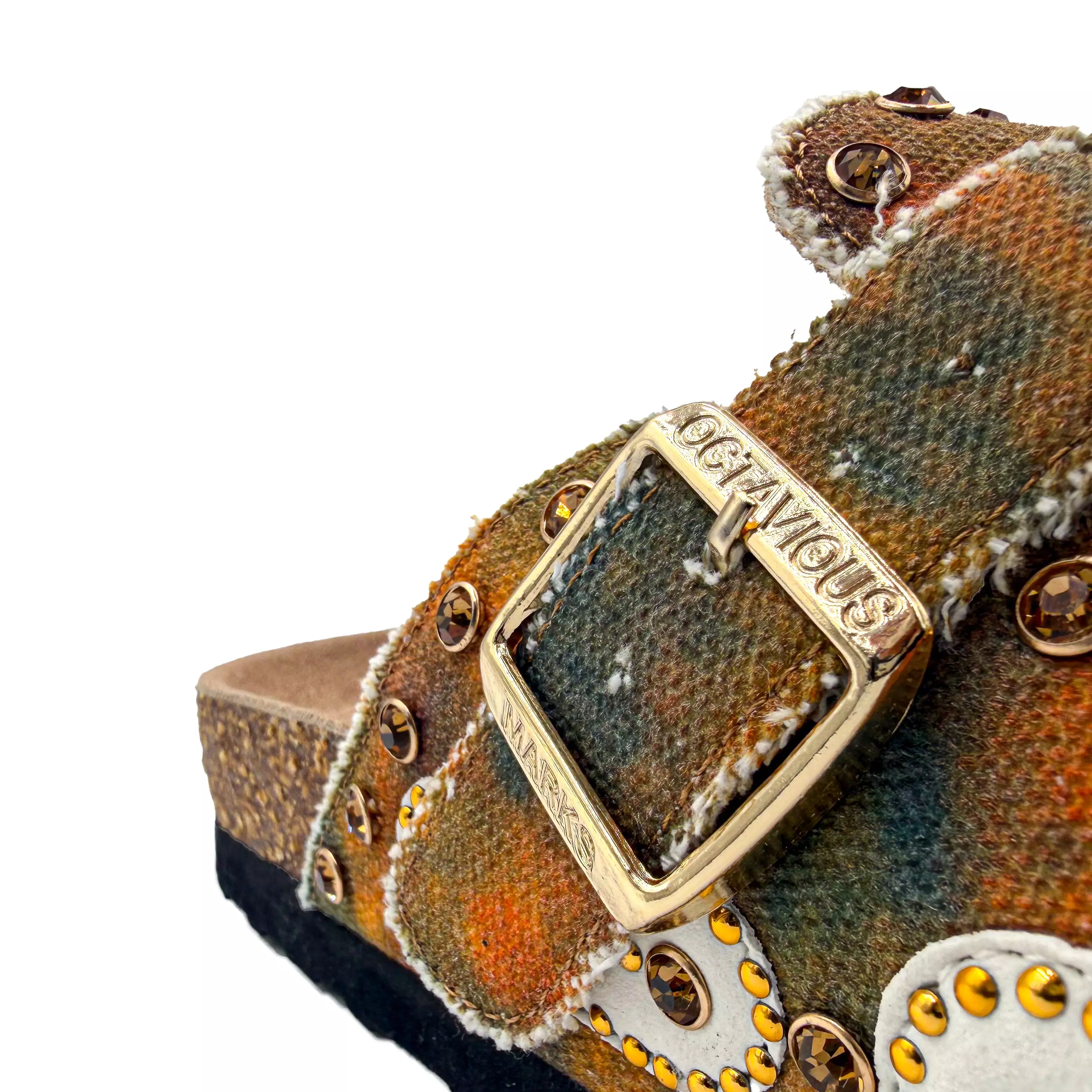 Octavious Marks "Friendship" Unisex Clog - BROWN