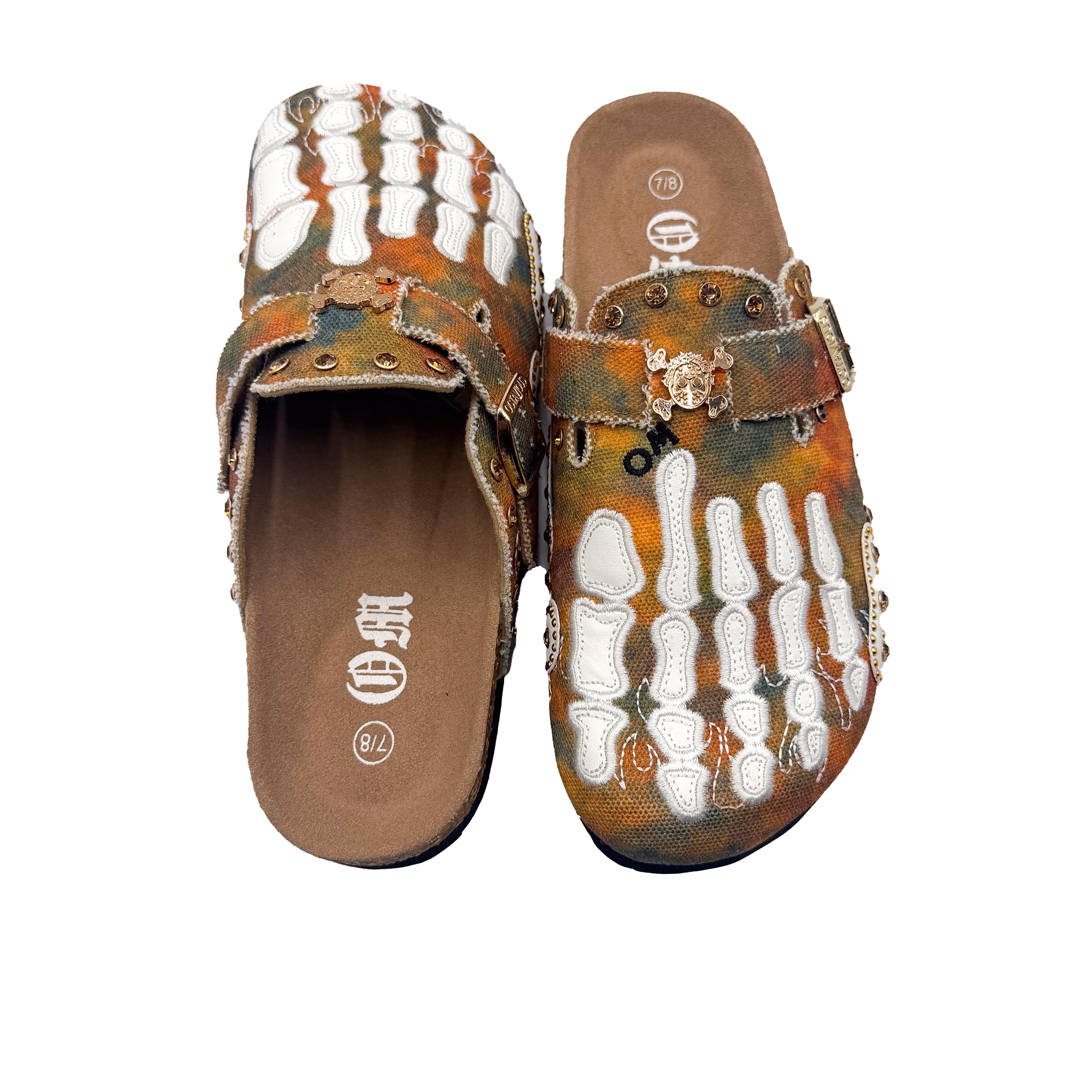 Octavious Marks "Friendship" Unisex Clog - BROWN Thumbnail View 10