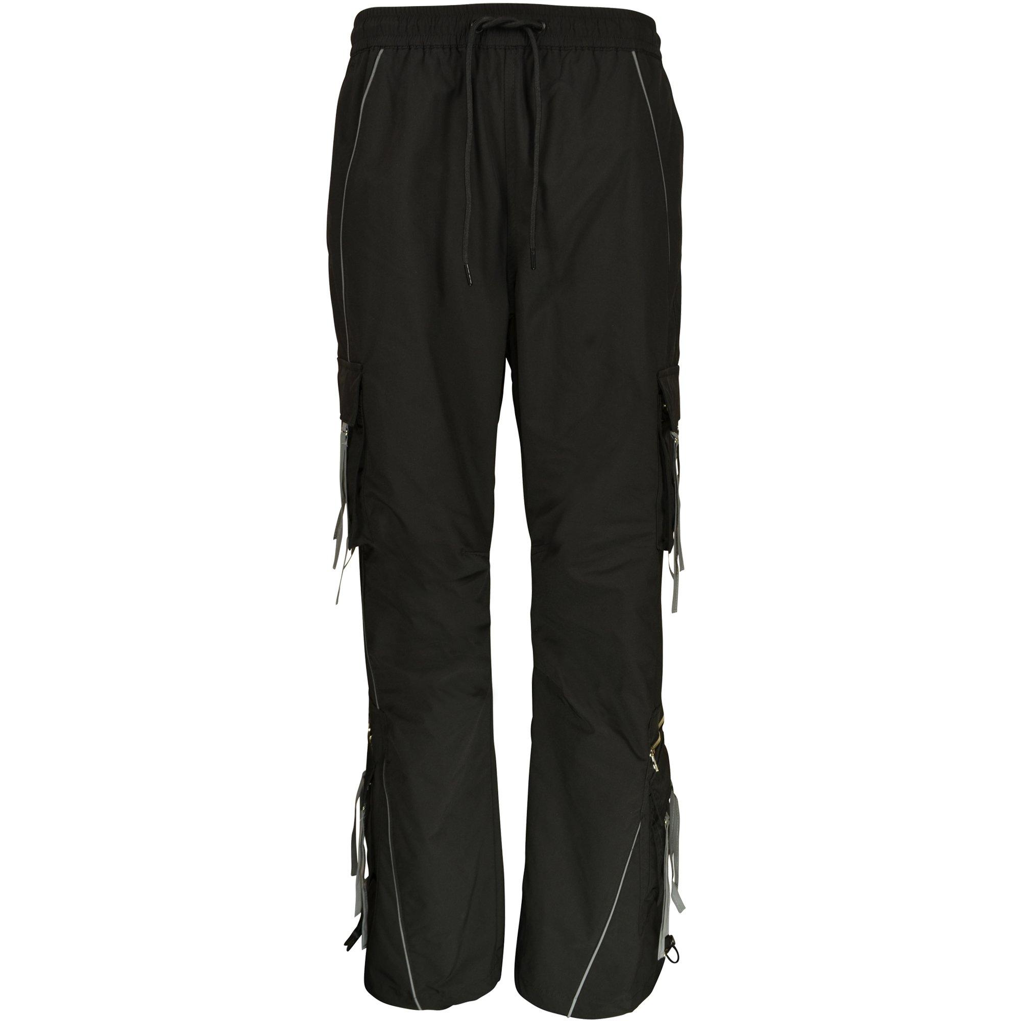 FA26 BLACK WOVEN WL PANT - BLACK