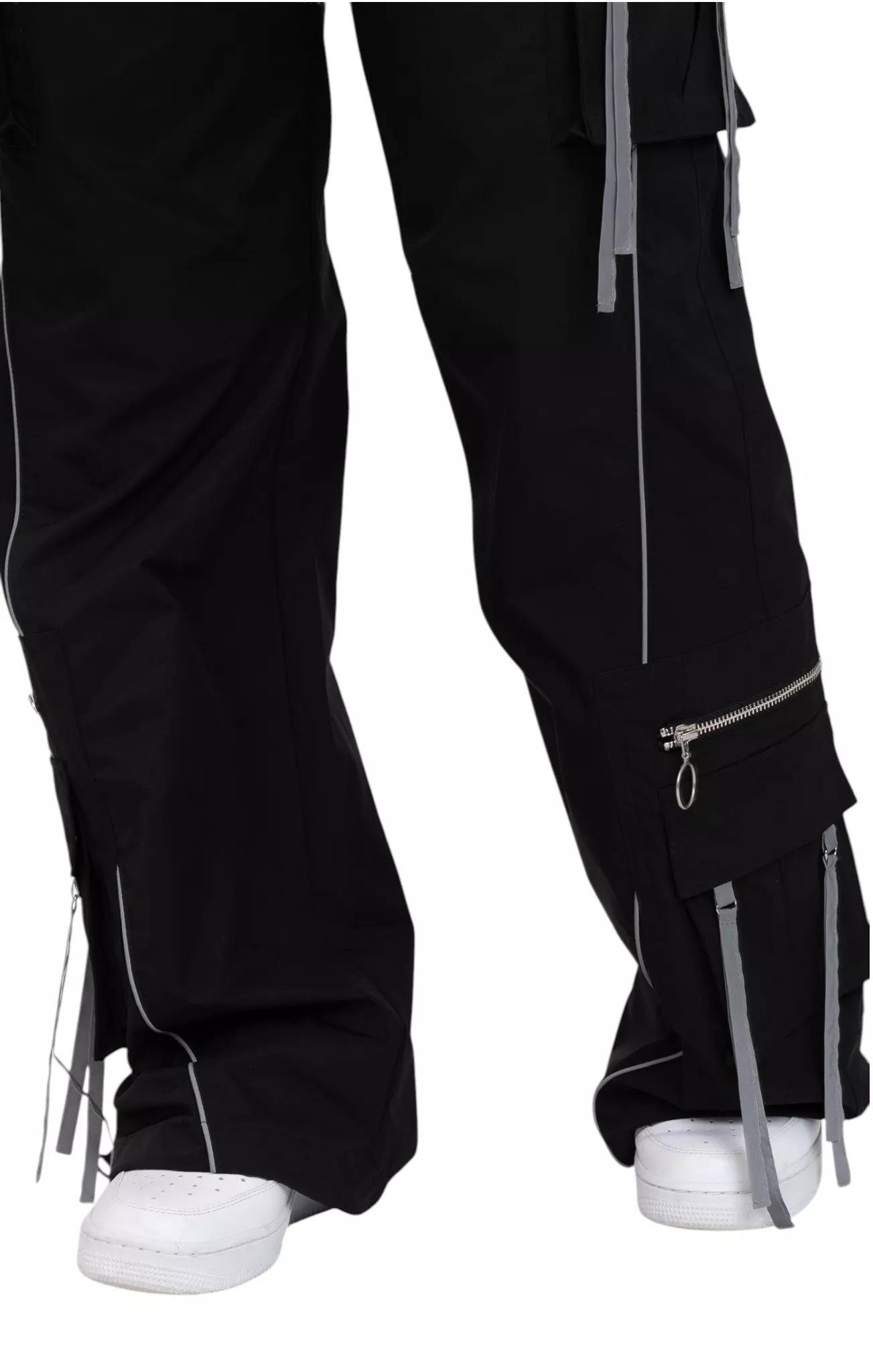 FA26 BLACK WOVEN WL PANT - BLACK