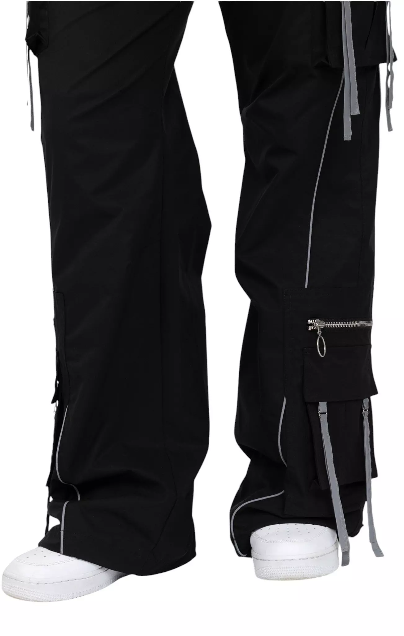 FA26 BLACK WOVEN WL PANT - BLACK
