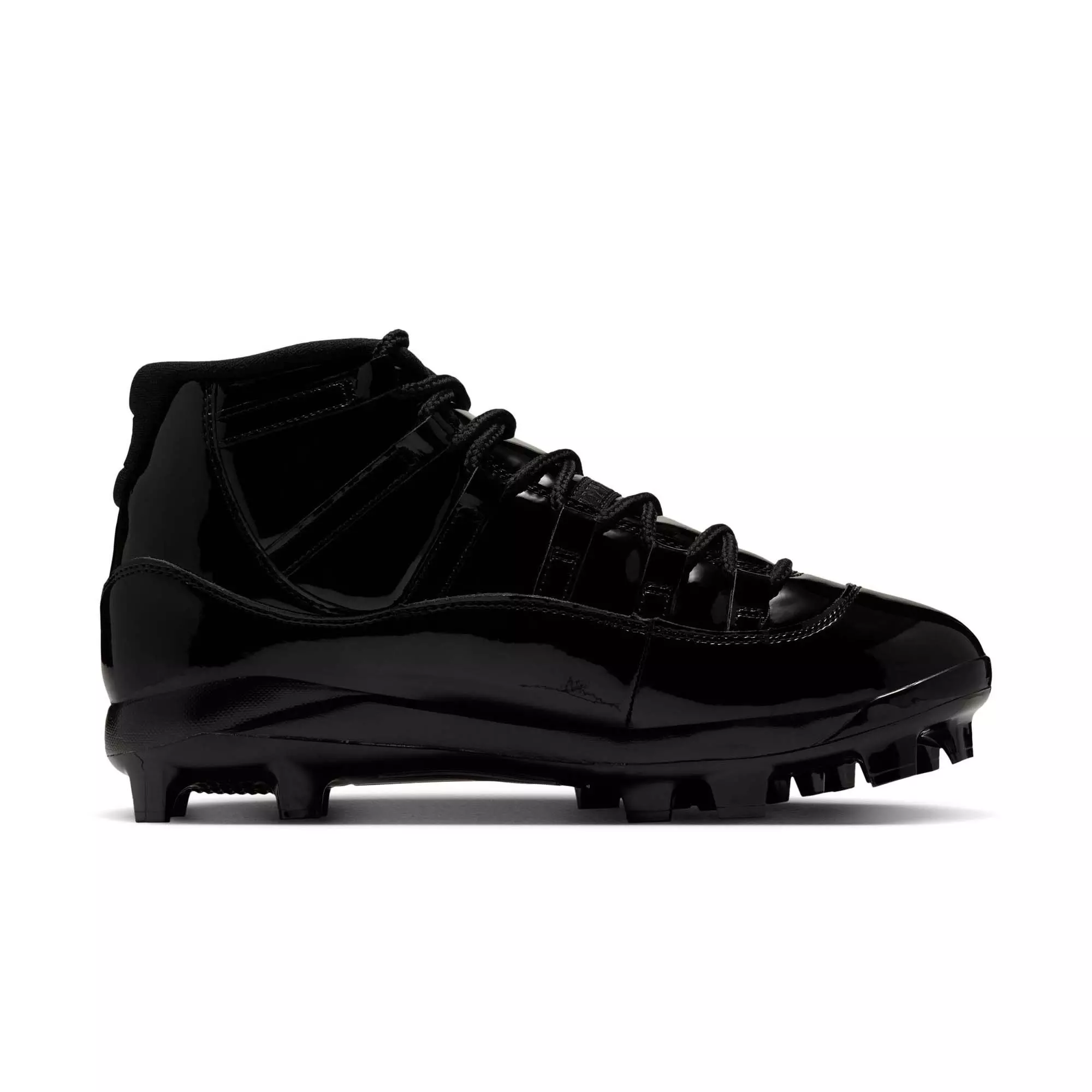 Jordan 11 Retro MCS "Black" Men's Baseball Cleat - BLACK/METALLIC GOLD/ANTHRACITE