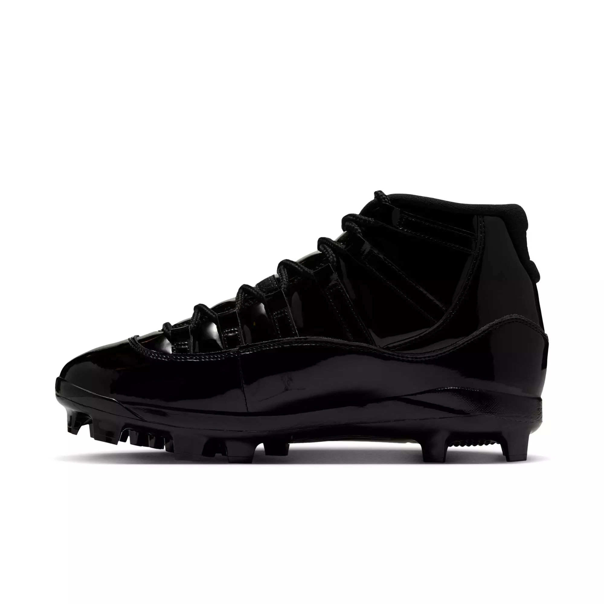 Jordan 11 Retro MCS "Black" Men's Baseball Cleat - BLACK/METALLIC GOLD/ANTHRACITE