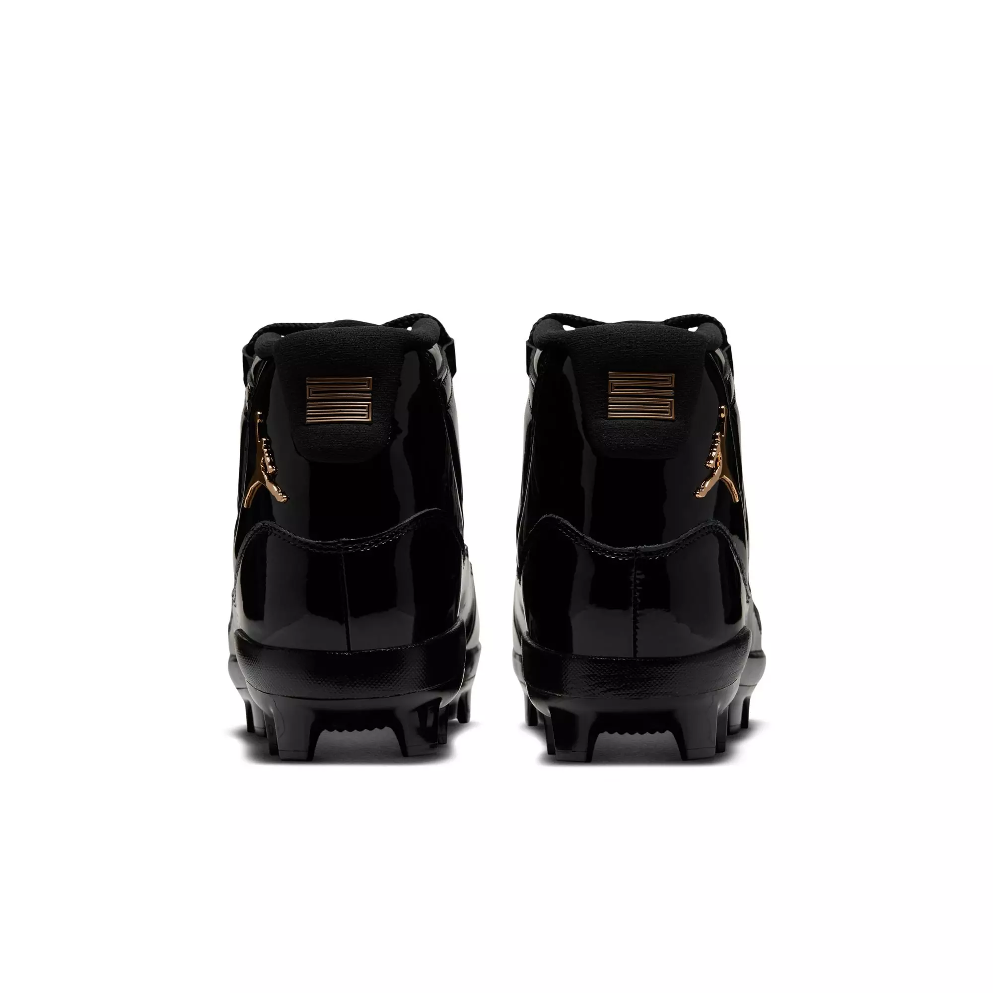 Jordan 11 Retro MCS "Black" Men's Baseball Cleat - BLACK/METALLIC GOLD/ANTHRACITE