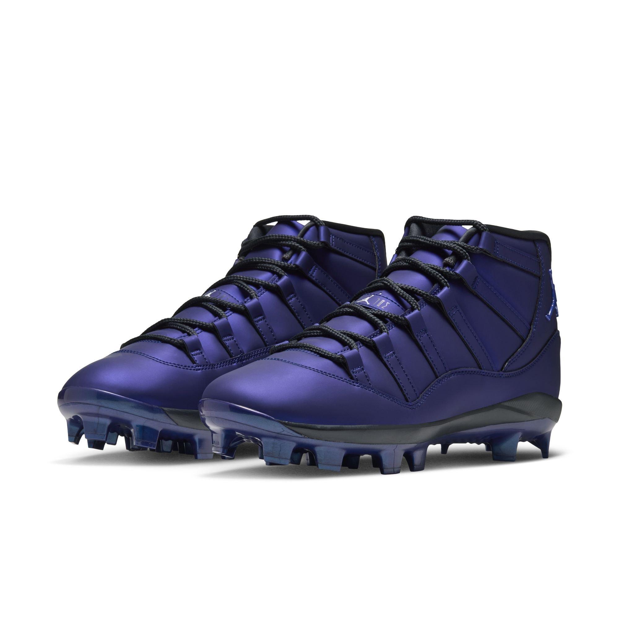 Jordan 11 Retro MCS "Space Jam" Men's Baseball Cleat - LAPIS/OFF NOIR