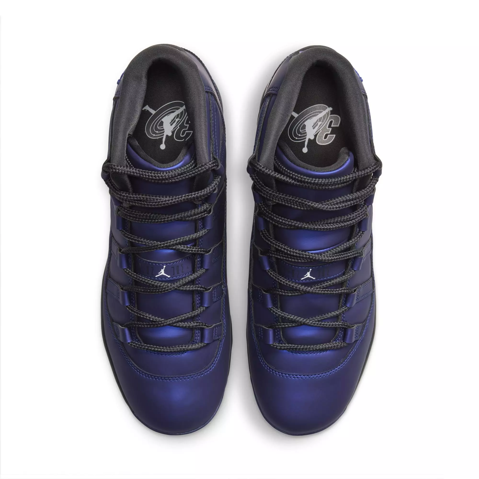 Jordan 11 Retro MCS "Space Jam" Men's Baseball Cleat - LAPIS/OFF NOIR