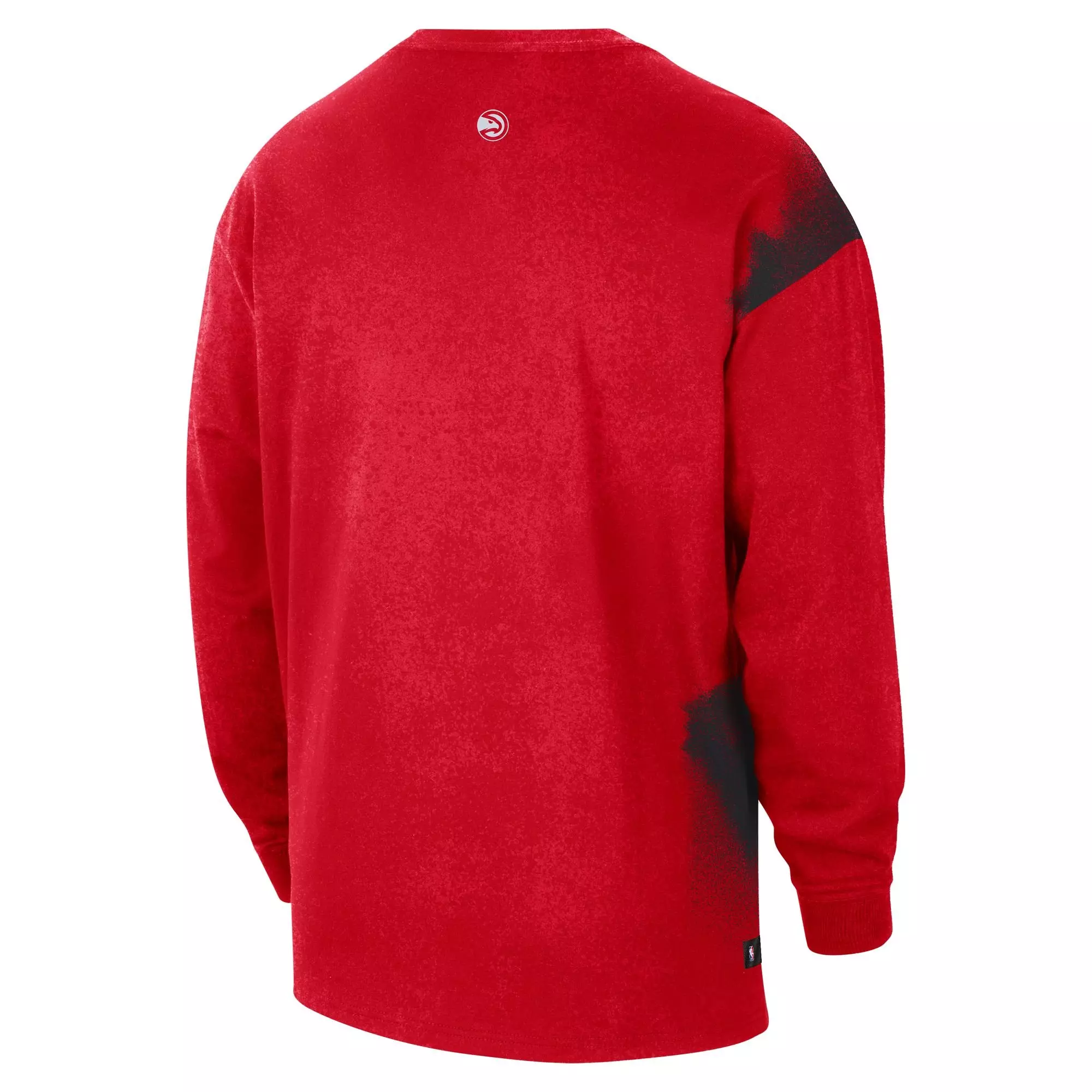 Nike Atlanta Hawks Essential Anthem "Red/Black" Men's Long-Sleeve Basketball Tee - RED/BLACK