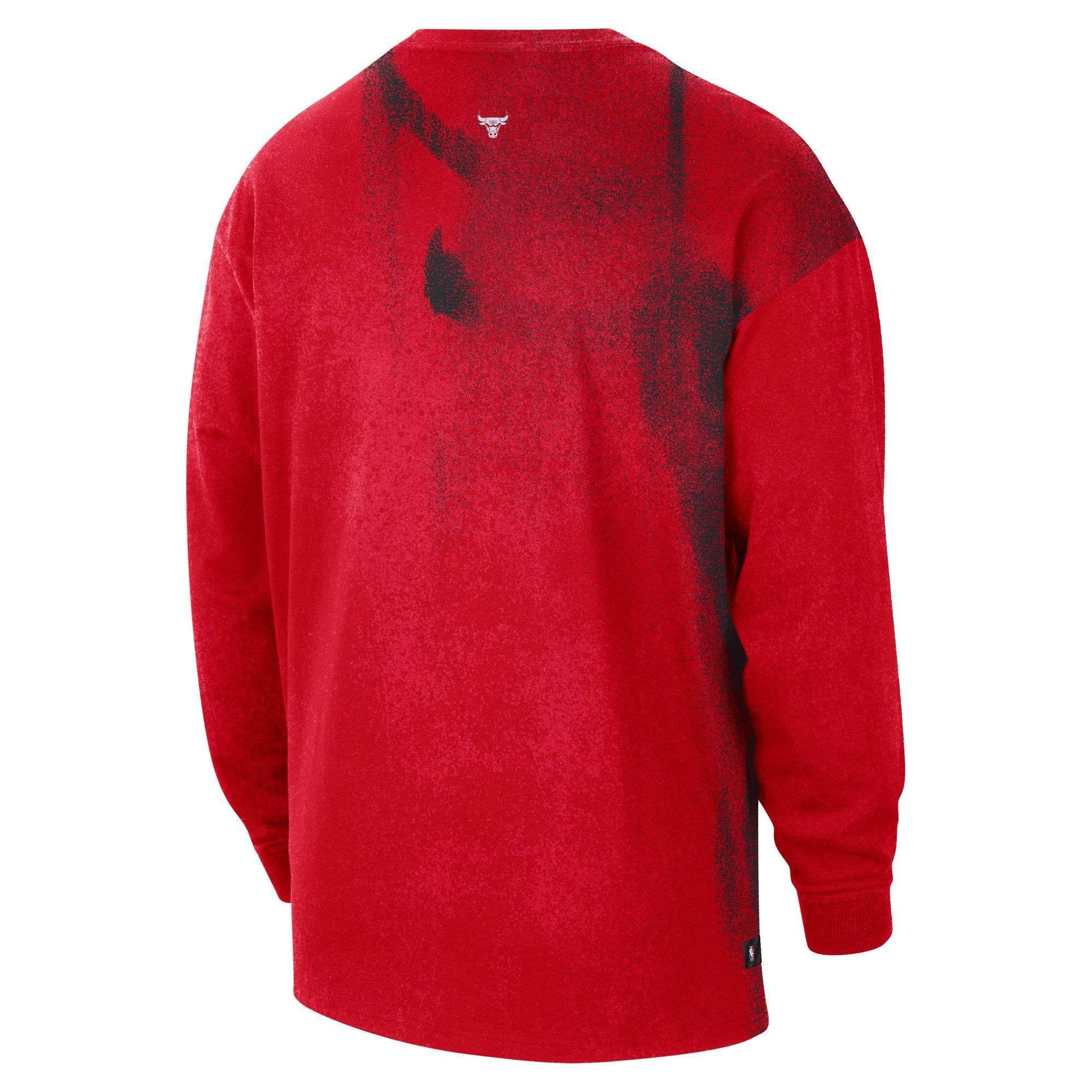 Nike Chicago Bulls Essential Anthem "Red" Men's Long-Sleeve Basketball Tee - RED