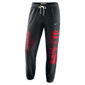 Nike Houston Rockets Standard Issue "Black" Men's Therma-FIT Fleece Basketball Pants - BLACK
