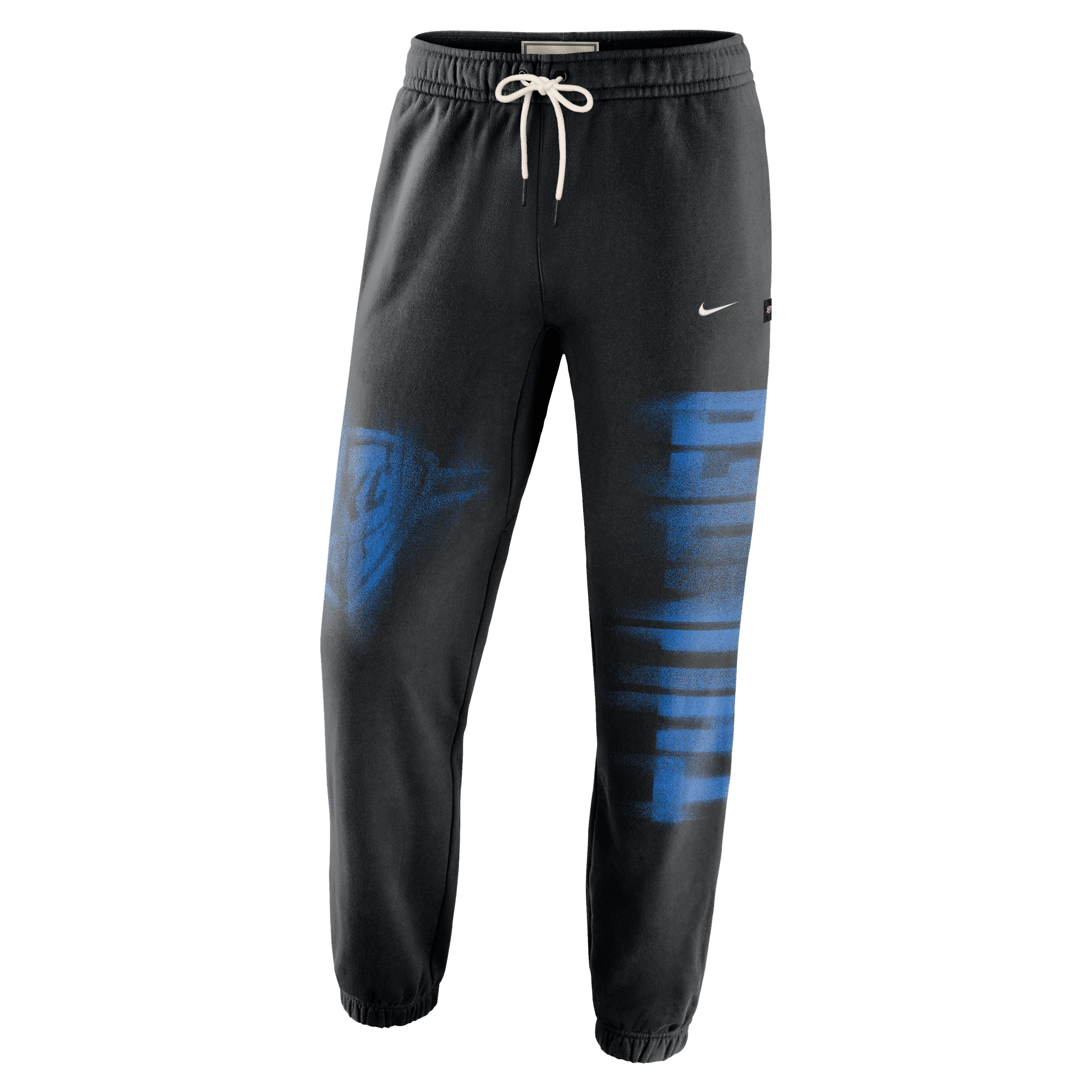 Nike Oklahoma City Thunder Standard Issue "Navy" Men's Therma-FIT Fleece Basketball Pants - NAVY
