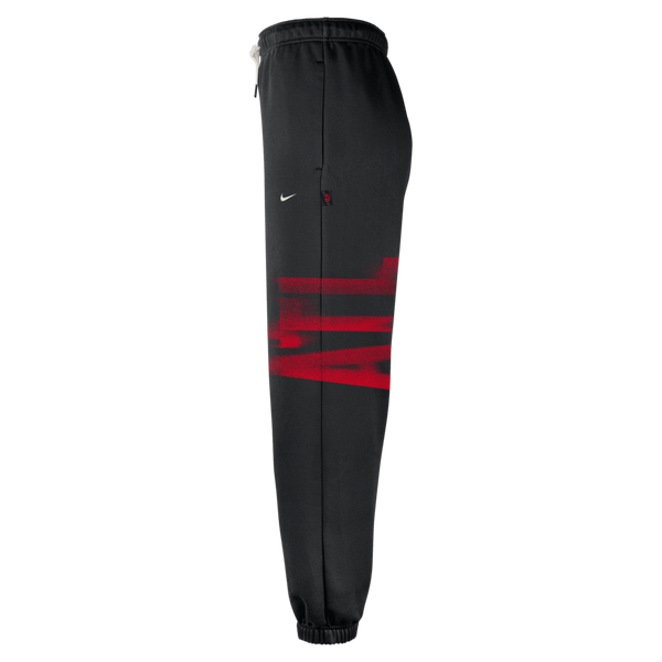 Nike Atlanta Hawks Standard Issue "Black" Men's Therma-FIT Fleece Basketball Pants - BLACK