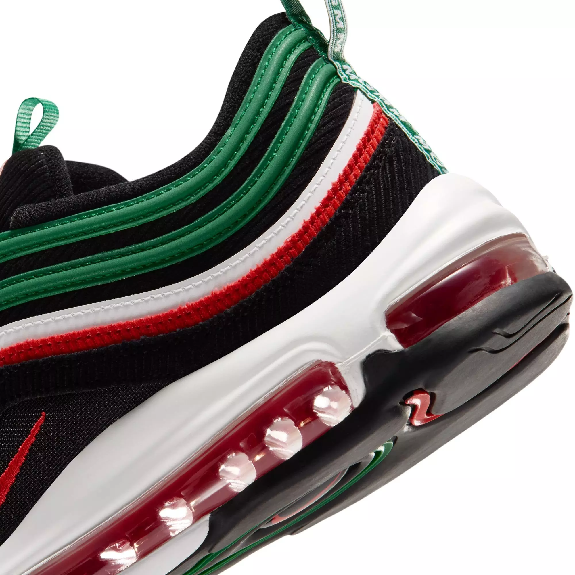 Nike Air Max 97 "Mississippi Valley State" Men's Shoe - COURT GREEN/LT CRIMSON/BLACK