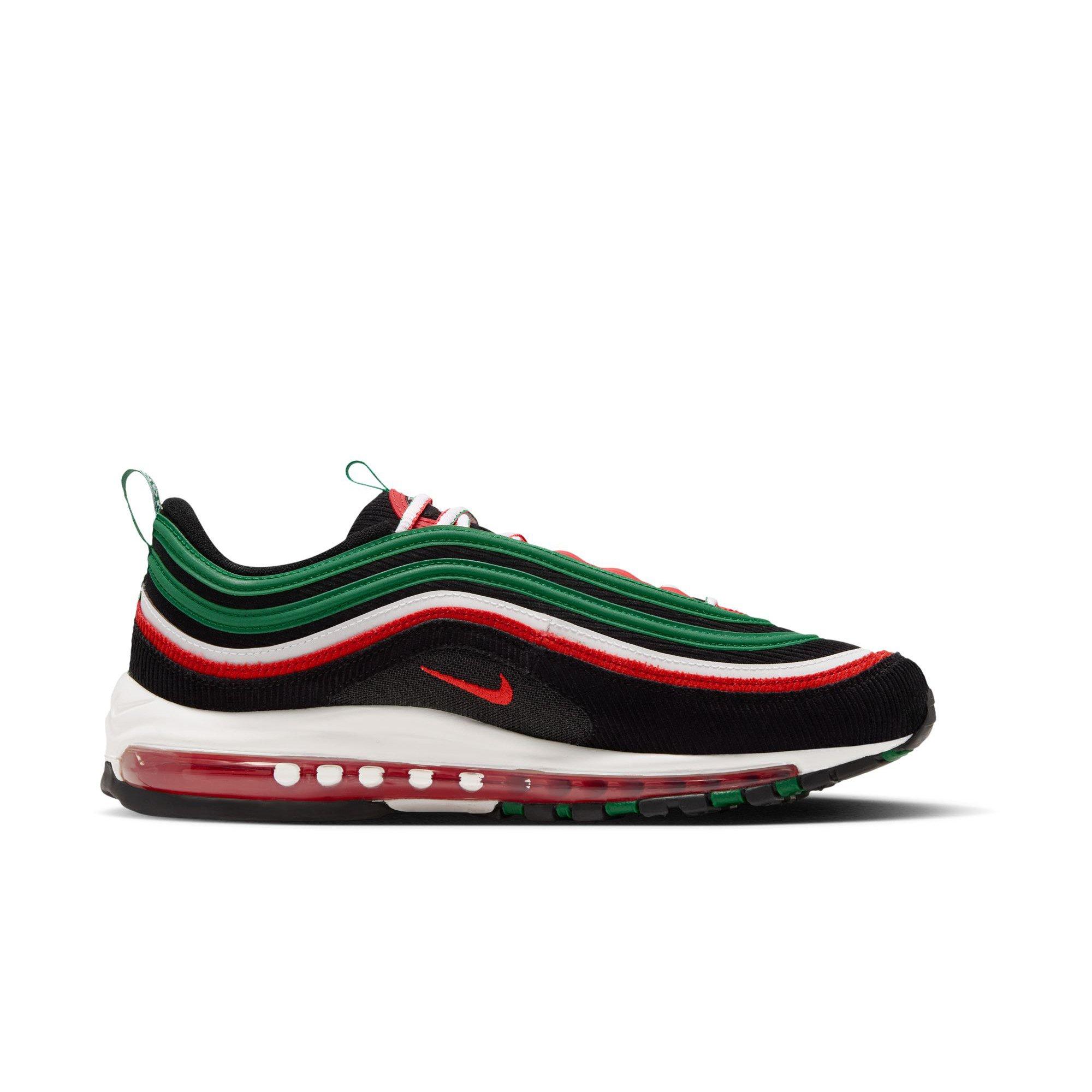Nike Air Max 97 "Mississippi Valley State" Men's Shoe - COURT GREEN/LT CRIMSON/BLACK