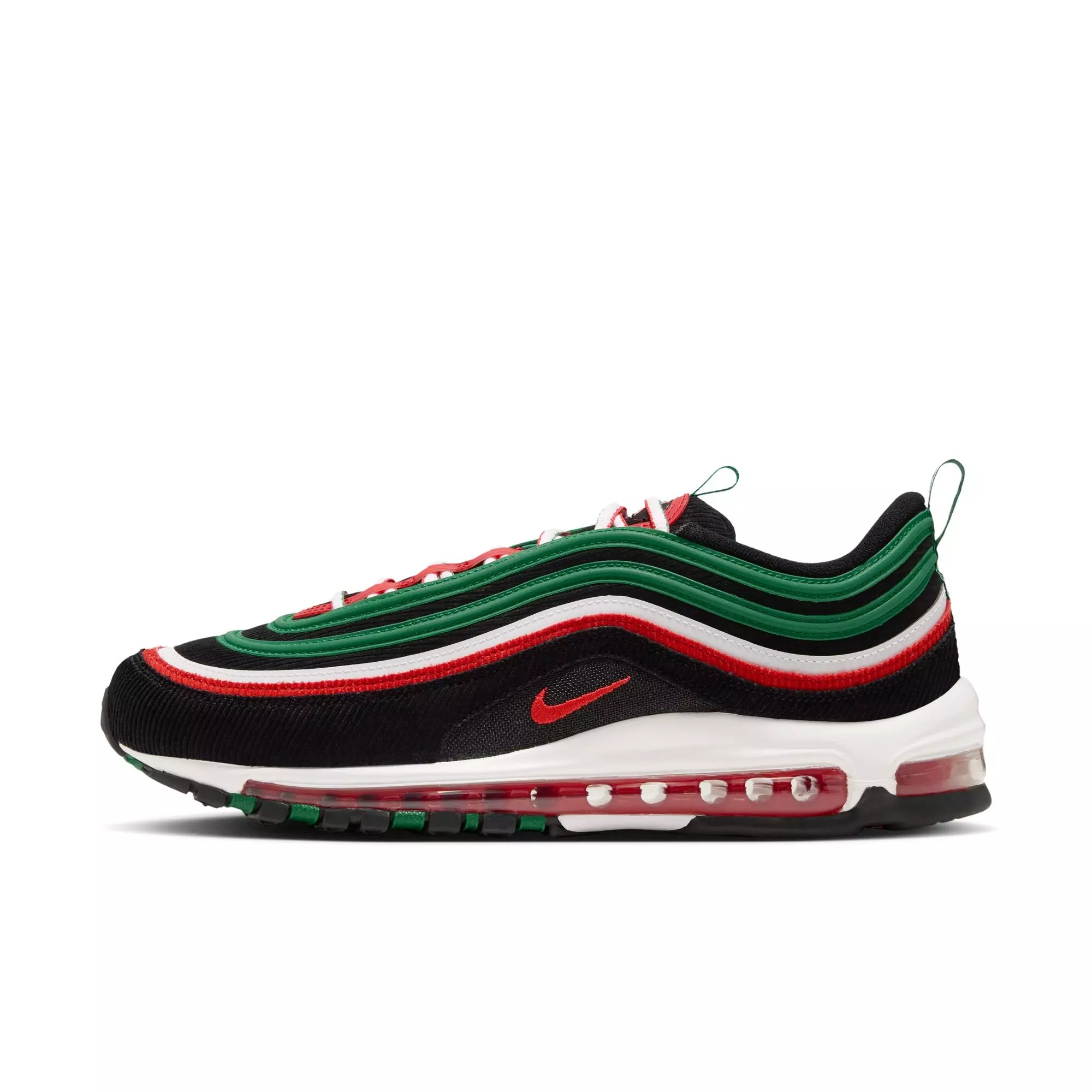 Nike Air Max 97 "Mississippi Valley State" Men's Shoe - COURT GREEN/LT CRIMSON/BLACK