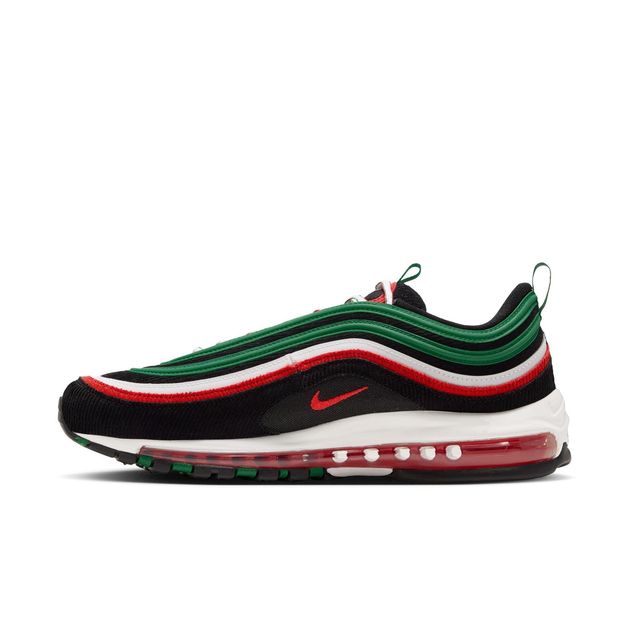 Nike Air Max 97 "Mississippi Valley State" Men's Shoe - COURT GREEN/LT CRIMSON/BLACK