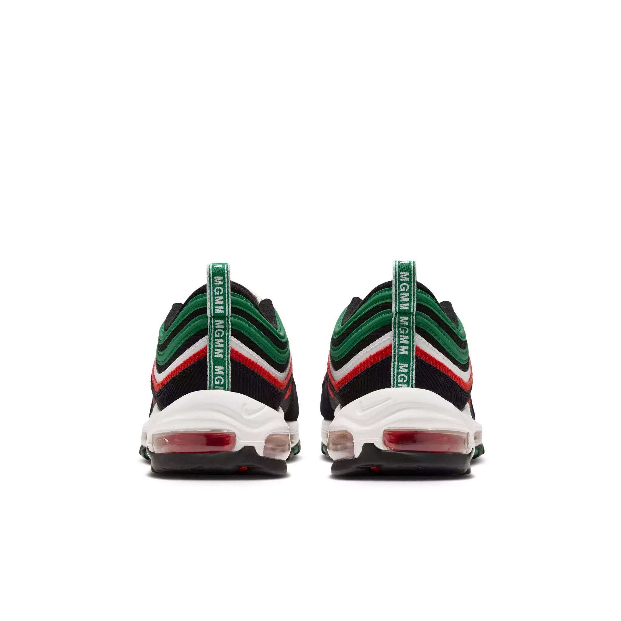 Nike Air Max 97 "Mississippi Valley State" Men's Shoe - COURT GREEN/LT CRIMSON/BLACK
