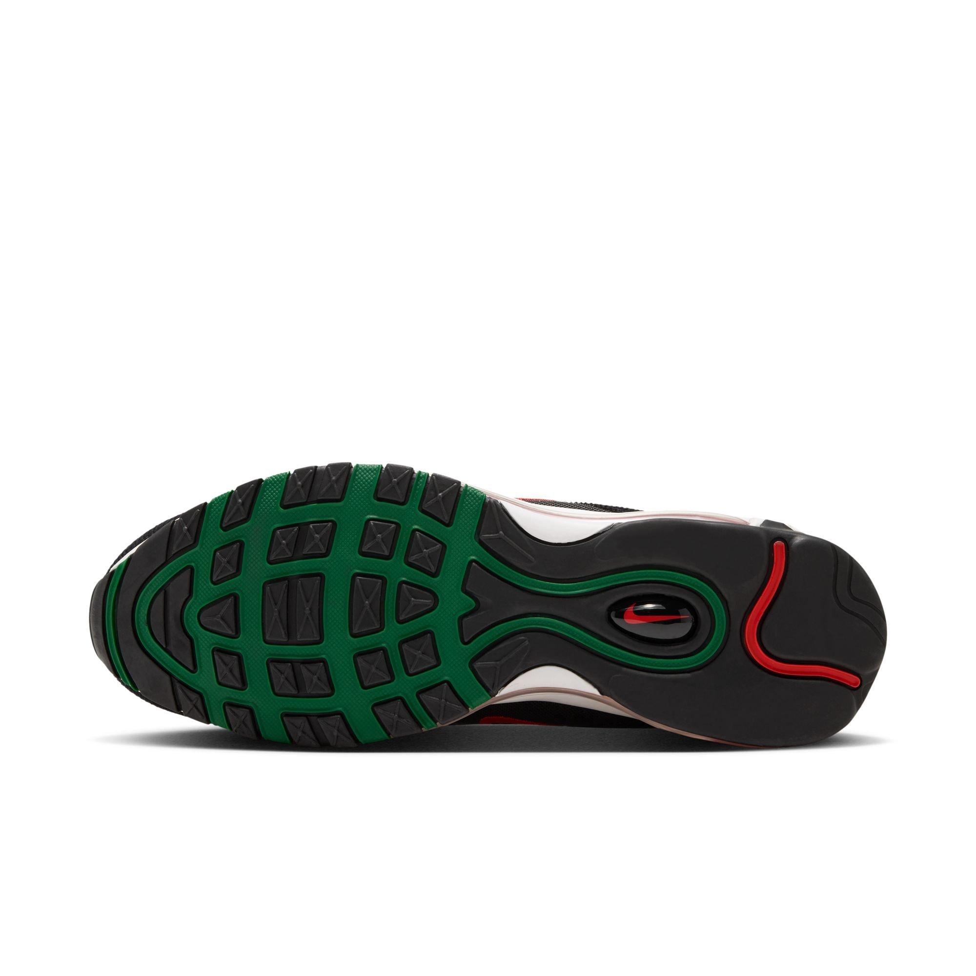 Nike Air Max 97 "Mississippi Valley State" Men's Shoe - COURT GREEN/LT CRIMSON/BLACK