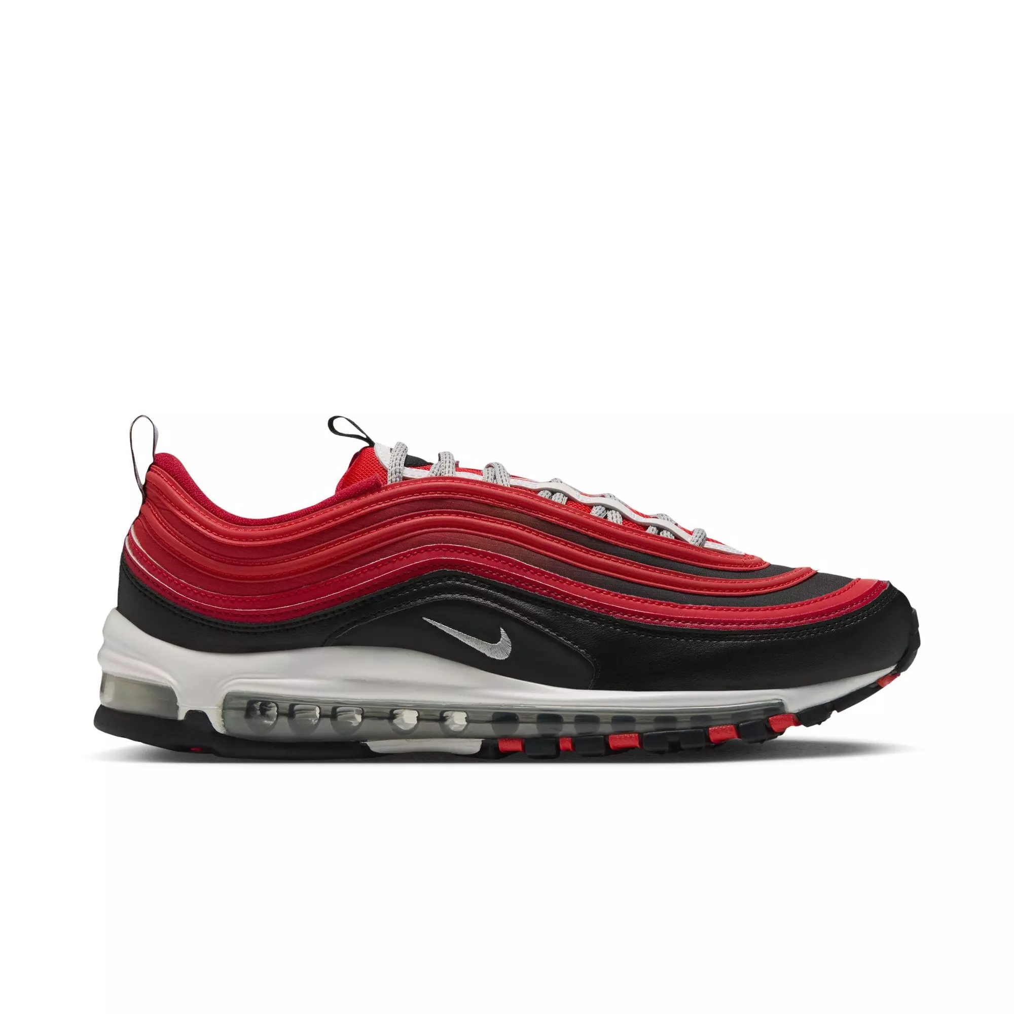 Nike Air Max 97 "Clark Atlanta" Men's Shoe - CHALLENGE RED/METALLIC SILVER/BLACK